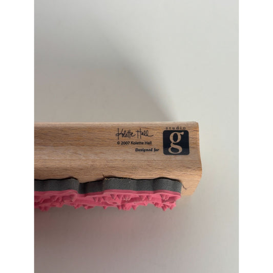Studio G Rubber Stamp Christmas Lights Strand String Border Holiday Card Making