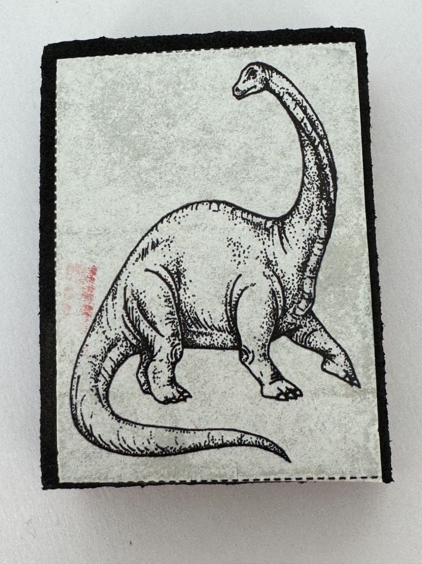 Dinosaur Foam Rubber Stamp Set Triceratops Stegosaurus Kids Birthday Card Making