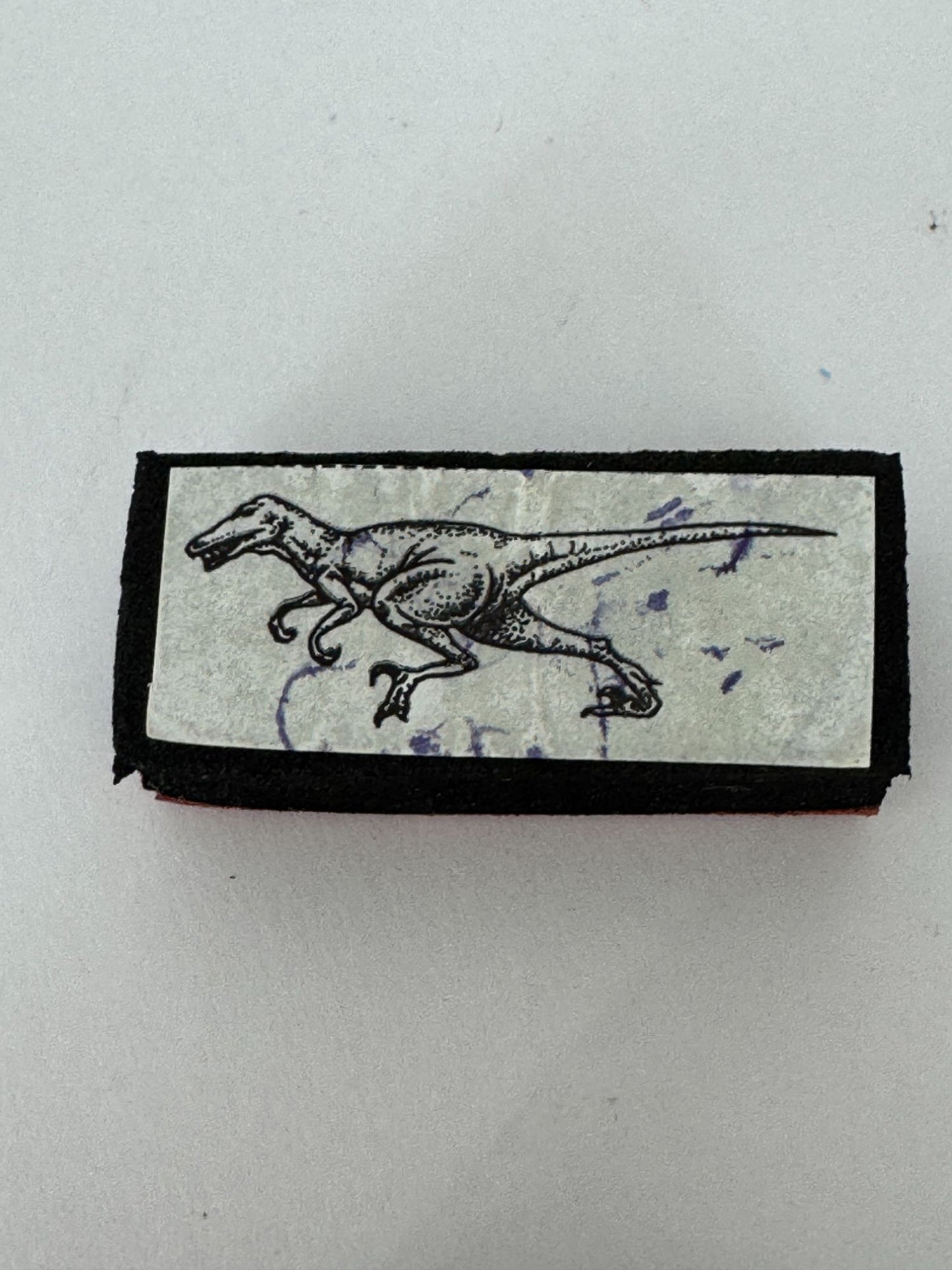 Dinosaur Foam Rubber Stamp Set Triceratops Stegosaurus Kids Birthday Card Making