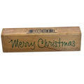 Hero Arts Rubber Stamp Merry Christmas Card Making Handwritten Holiday Sentiment Words Wood Mounted
