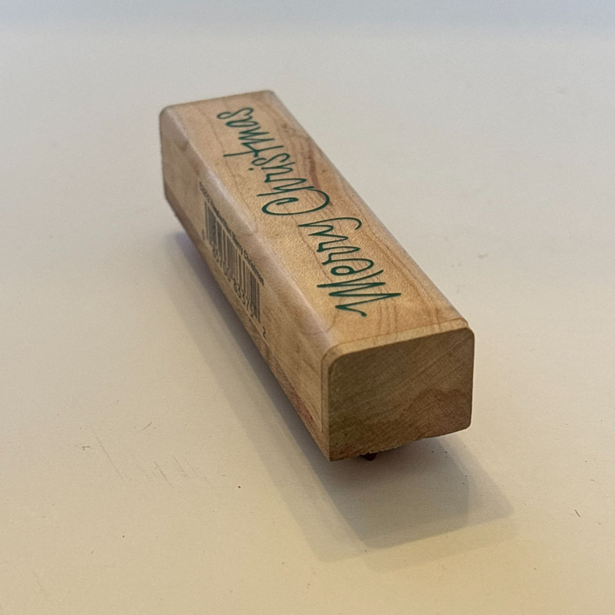 Hero Arts Rubber Stamp Merry Christmas Card Making Handwritten Holiday Sentiment Words Wood Mounted