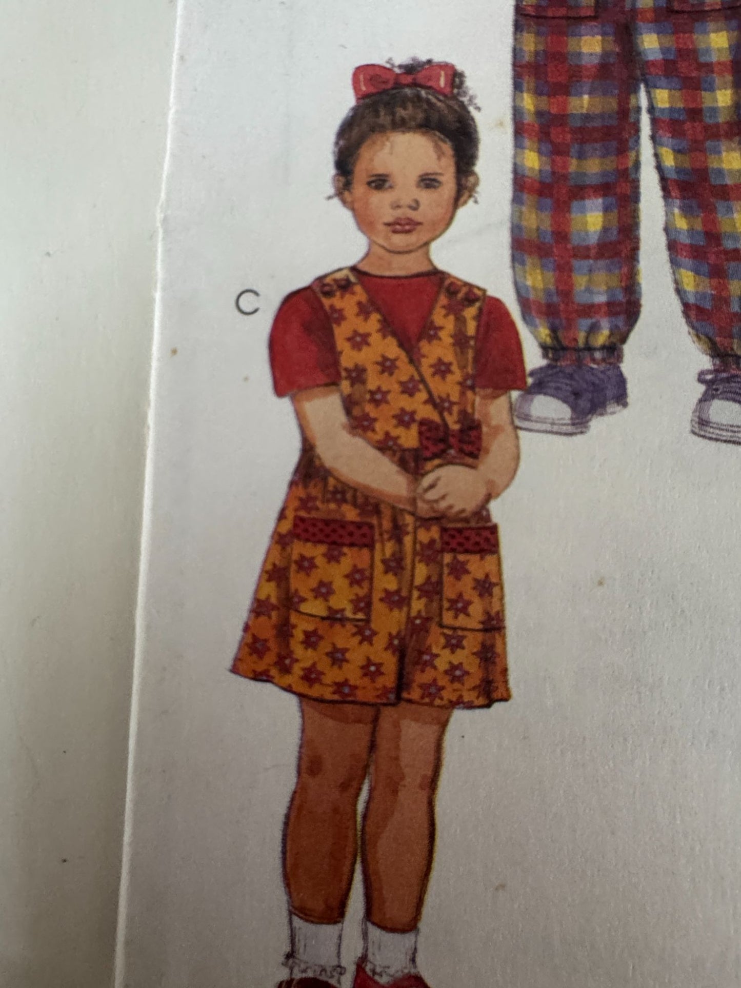 McCalls Sewing Pattern 8991 Jumper and Jumpsuit Girls 2 3 4 Casual Easy Uncut