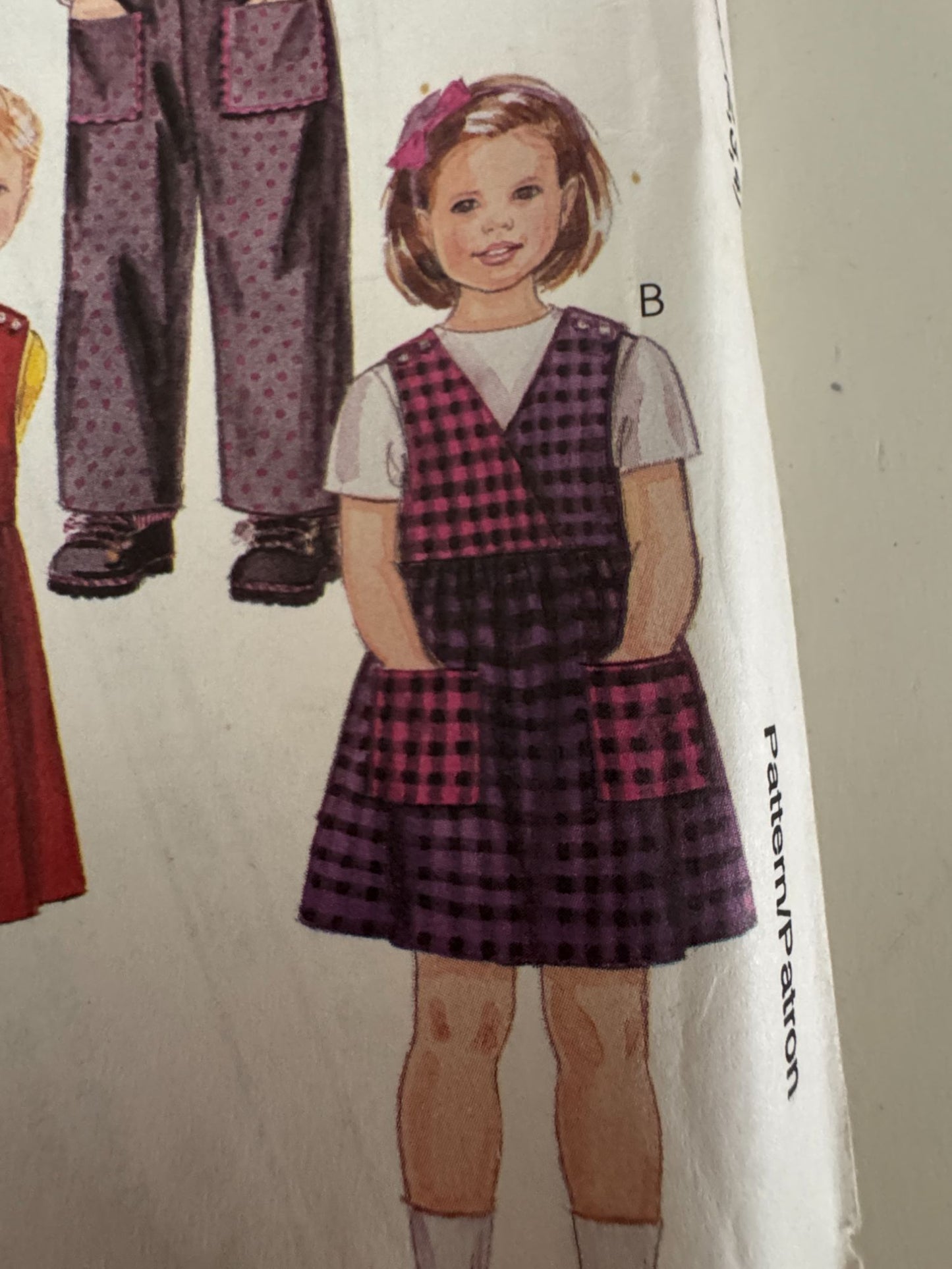 McCalls Sewing Pattern 8991 Jumper and Jumpsuit Girls 2 3 4 Casual Easy Uncut