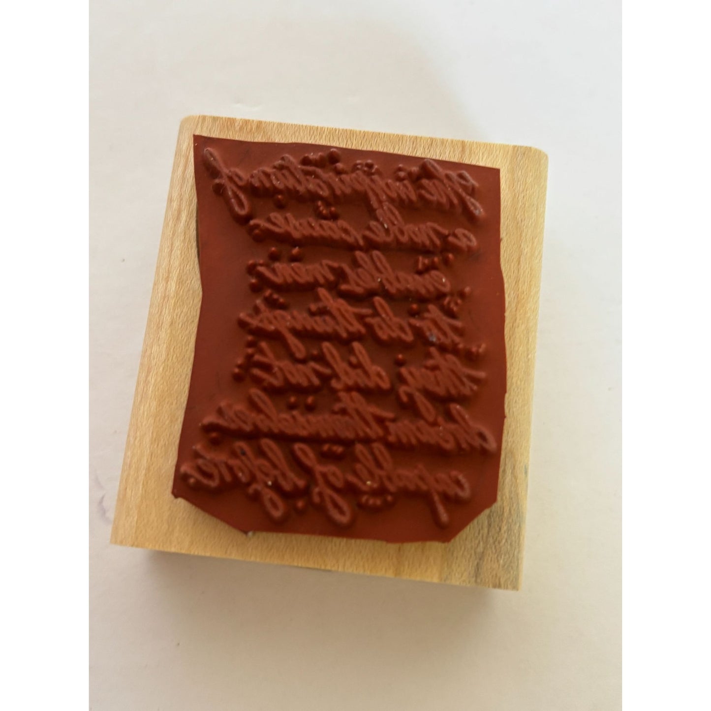 Stampin Up Rubber Stamp Set Courage Honor Military Soldier Praying Purple Heart