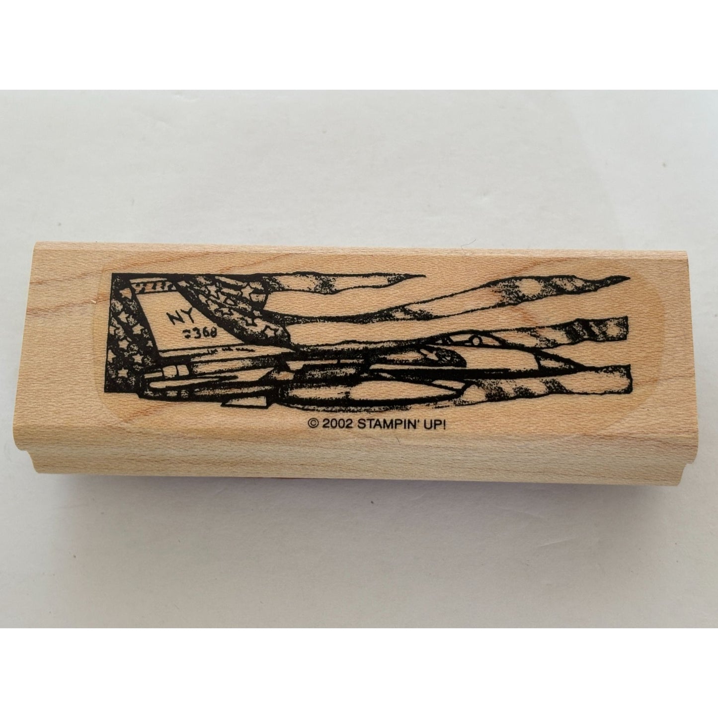 Stampin Up Rubber Stamp Set Courage Honor Military Soldier Praying Purple Heart
