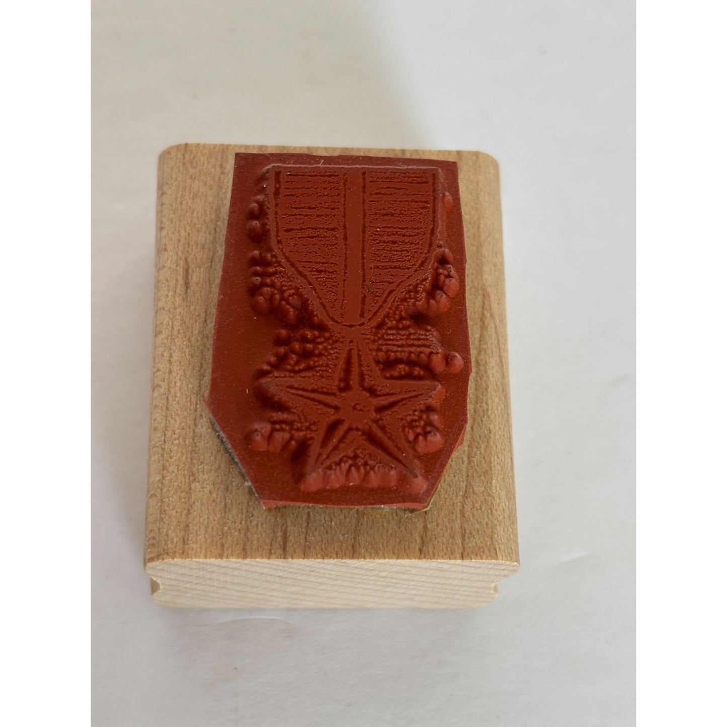 Stampin Up Rubber Stamp Set Courage Honor Military Soldier Praying Purple Heart