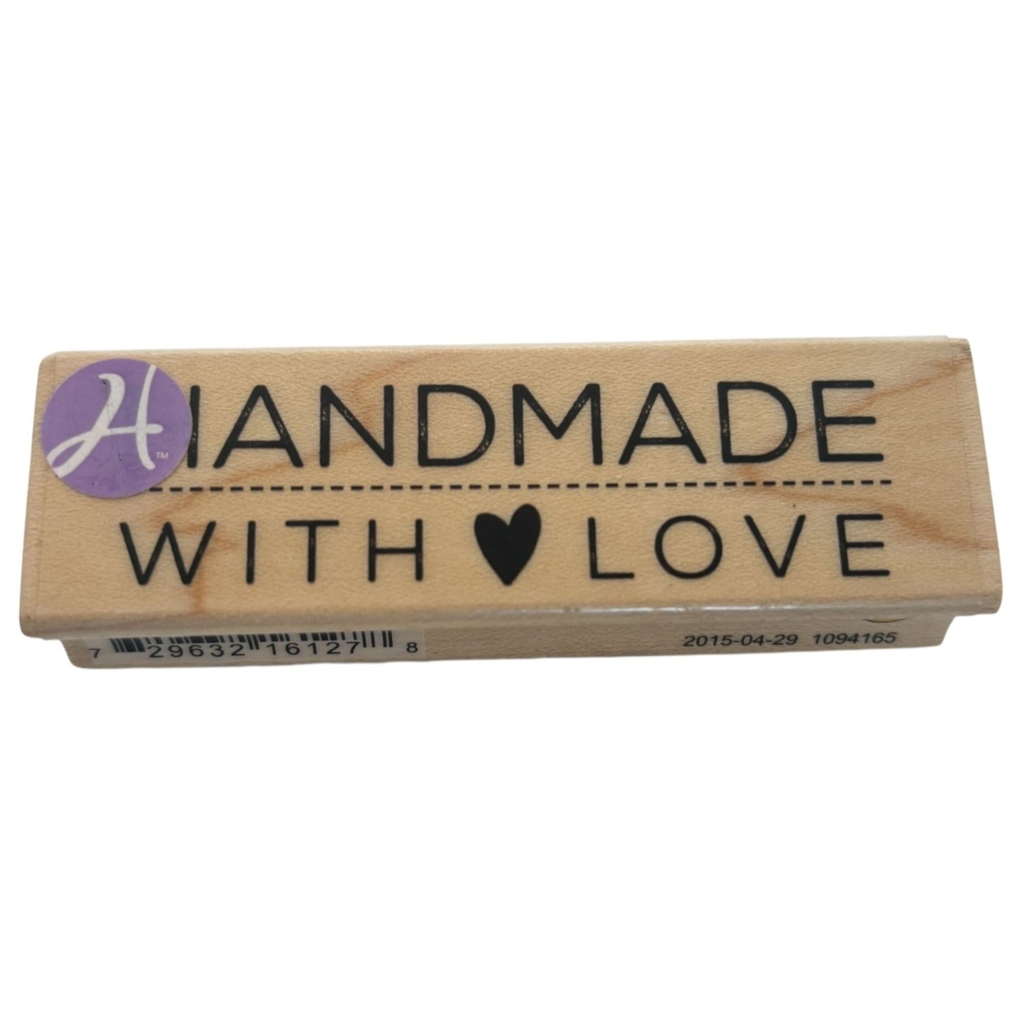 Hampton Art Rubber Stamp Handmade With Love Knitting Craft Fair Card Making Gift