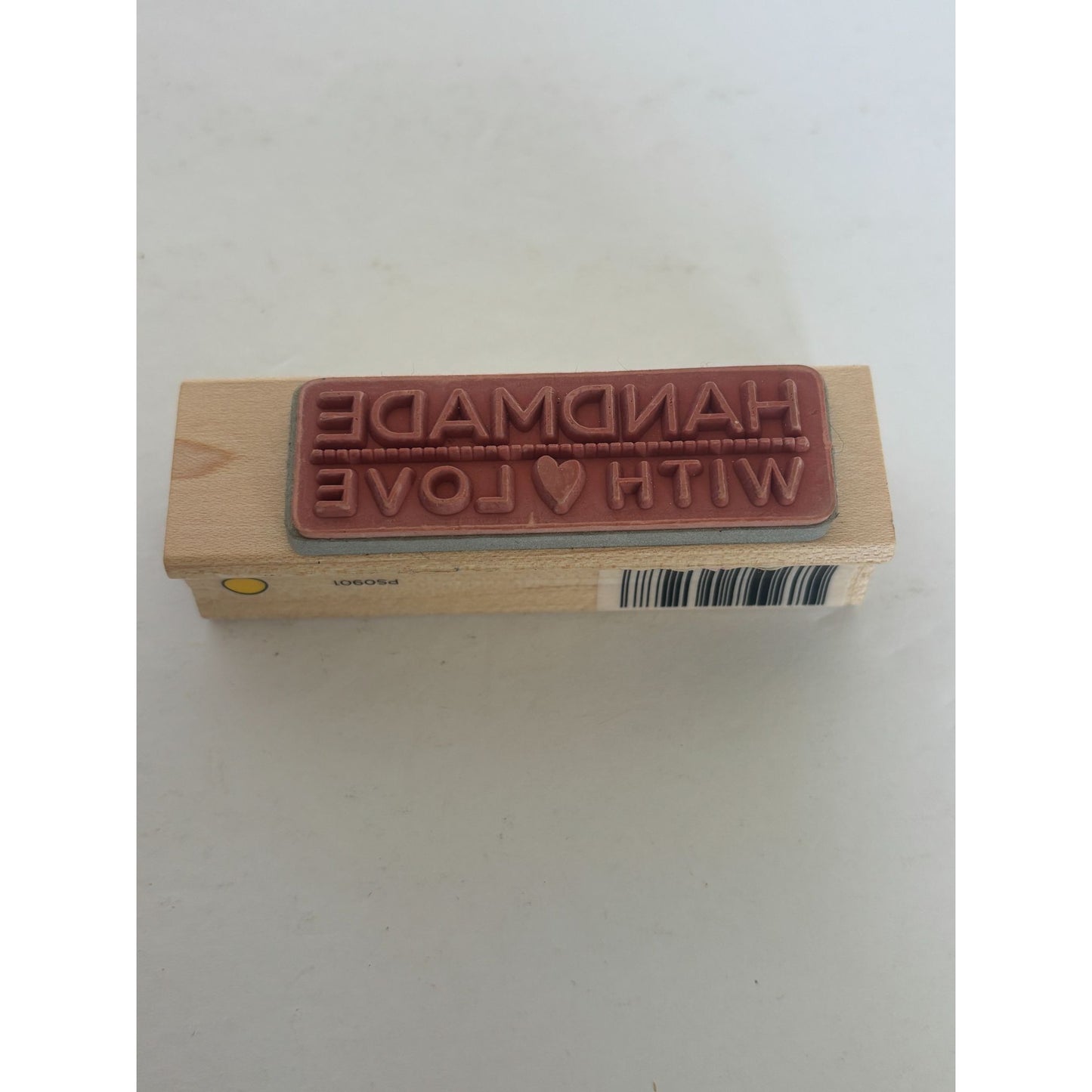 Hampton Art Rubber Stamp Handmade With Love Knitting Craft Fair Card Making Gift