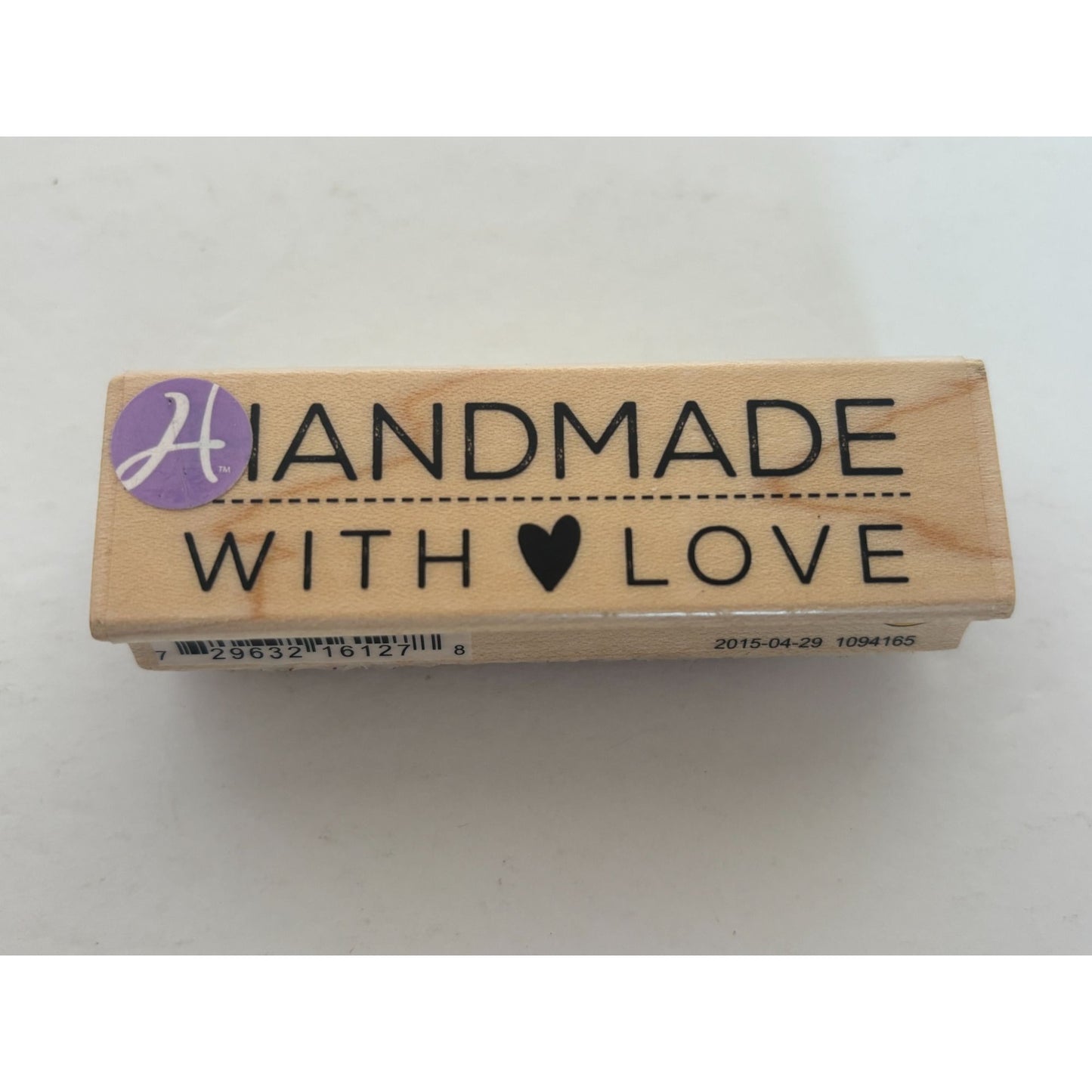Hampton Art Rubber Stamp Handmade With Love Knitting Craft Fair Card Making Gift