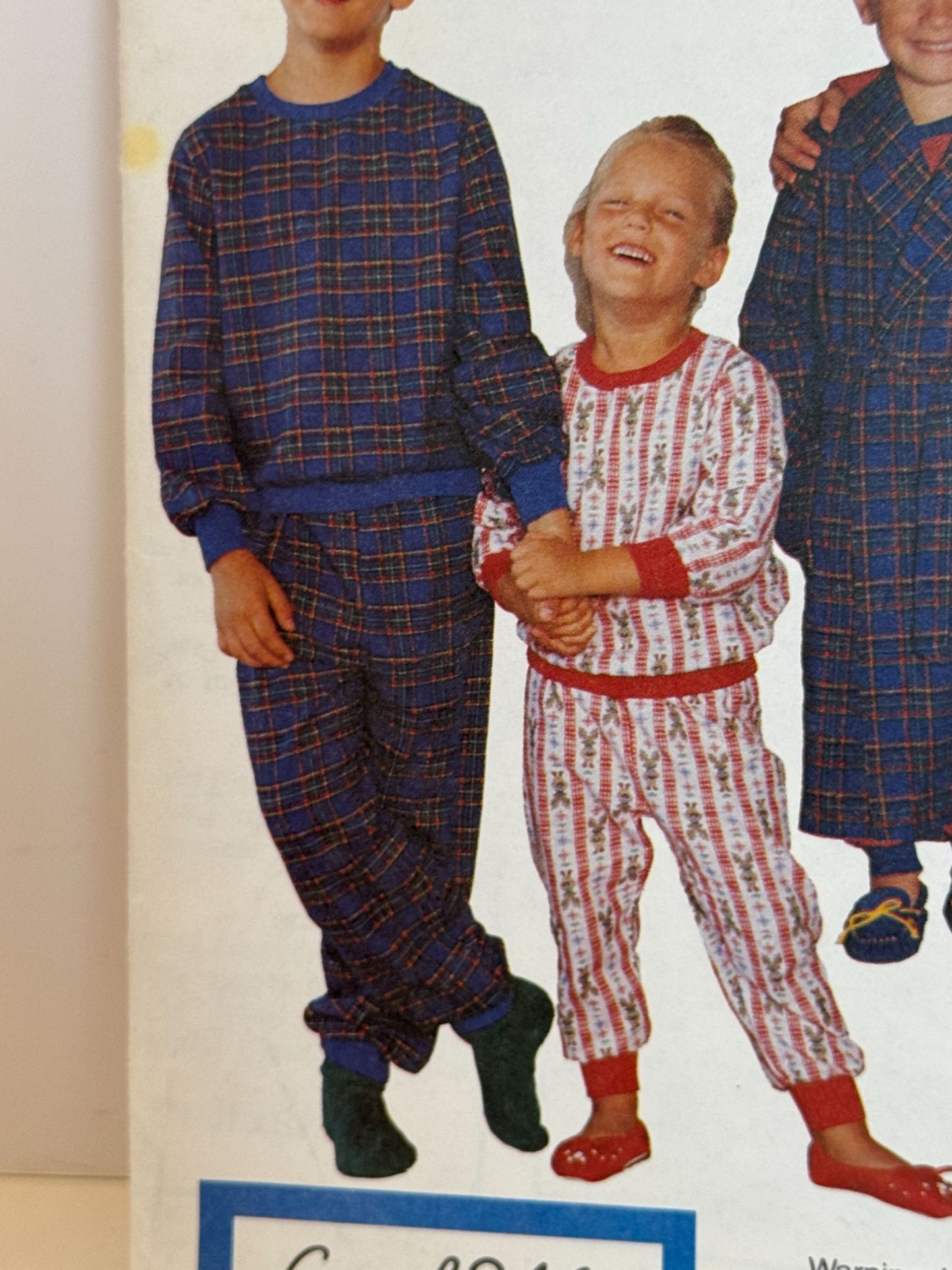 McCalls Sewing Pattern 7427 Boys Girls Pajamas Robes Lanz of Salzburg Christmas