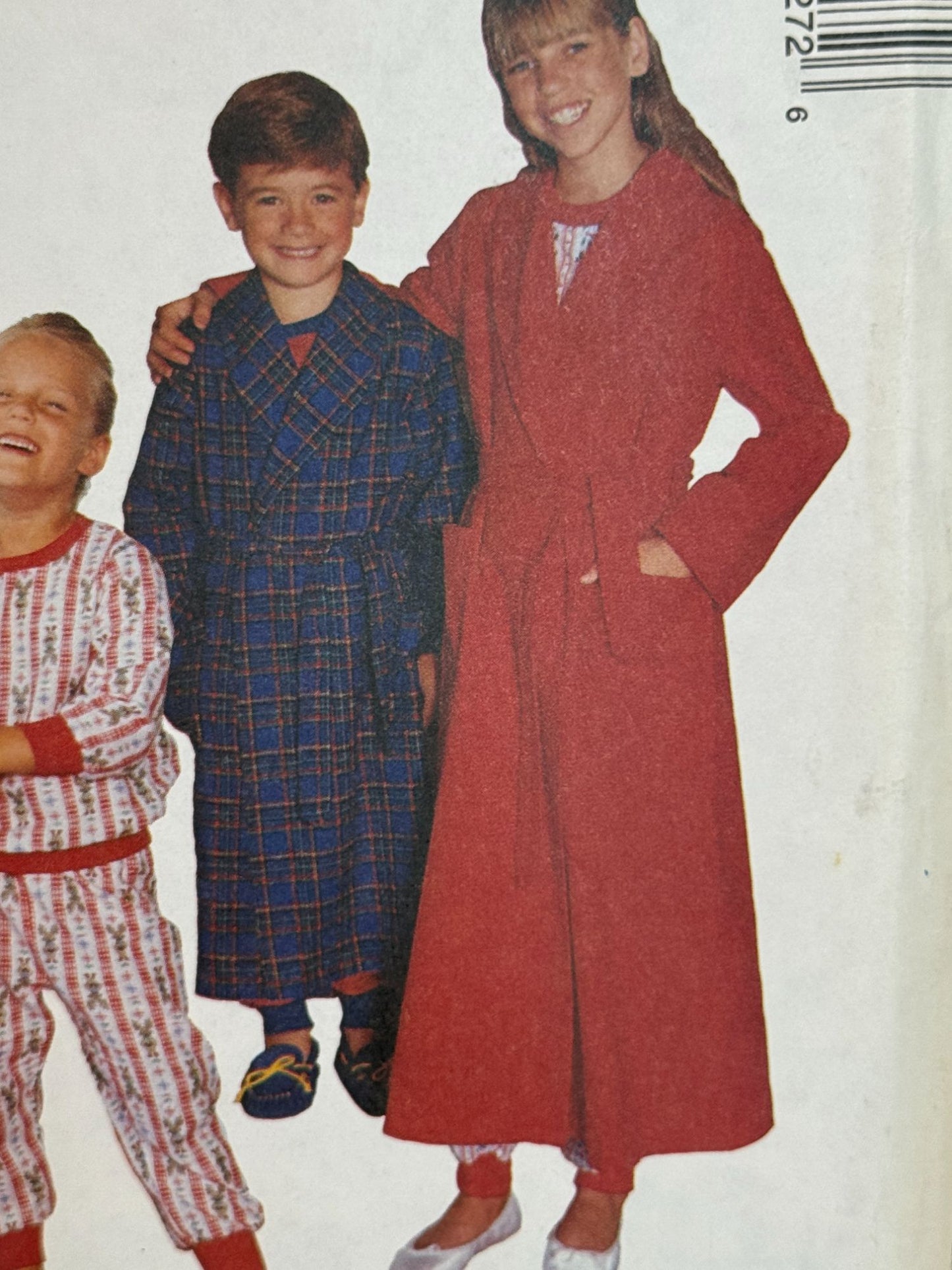McCalls Sewing Pattern 7427 Boys Girls Pajamas Robes Lanz of Salzburg Christmas