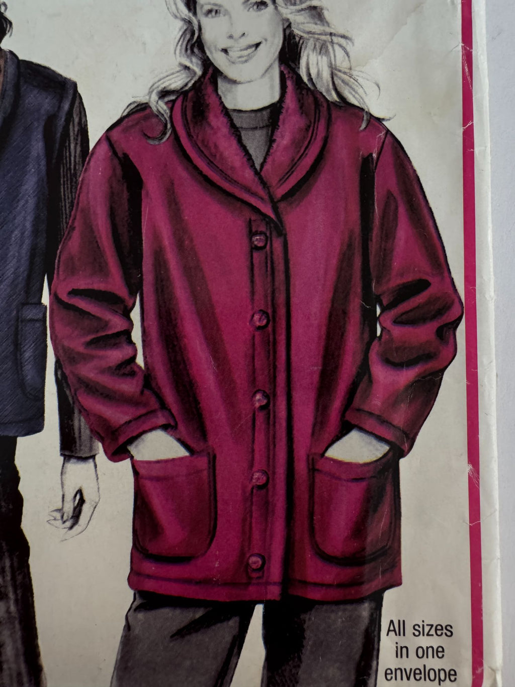 Stretch and Sew Sewing Pattern F836 Santa Fe Coat Vest Fleece Jacket  Bust 30-46