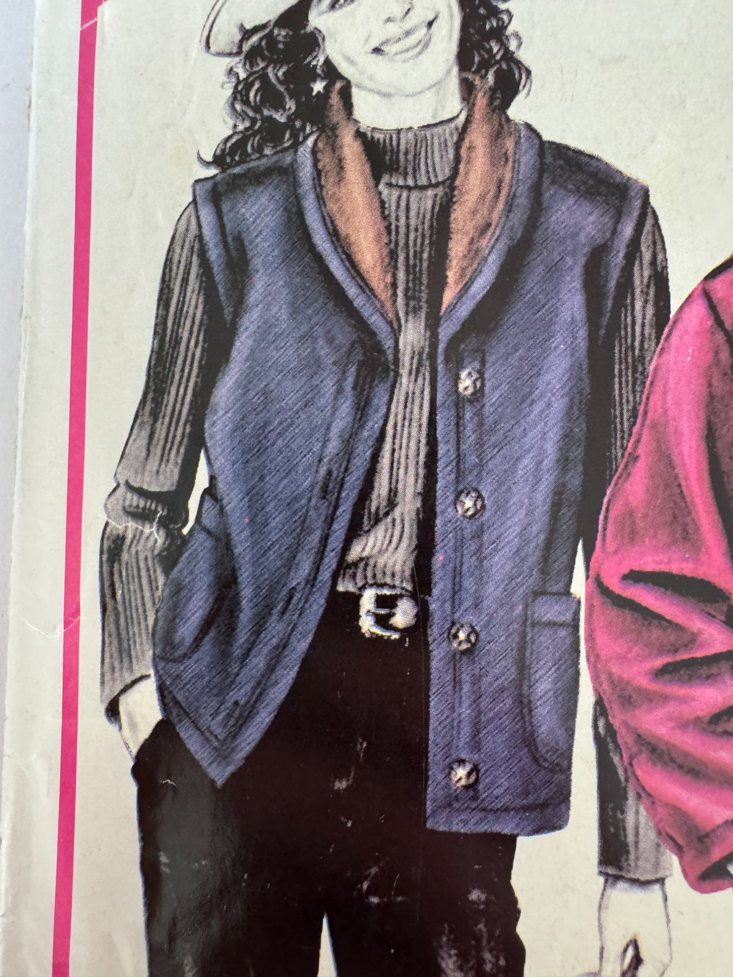 Stretch and Sew Sewing Pattern F836 Santa Fe Coat Vest Fleece Jacket  Bust 30-46