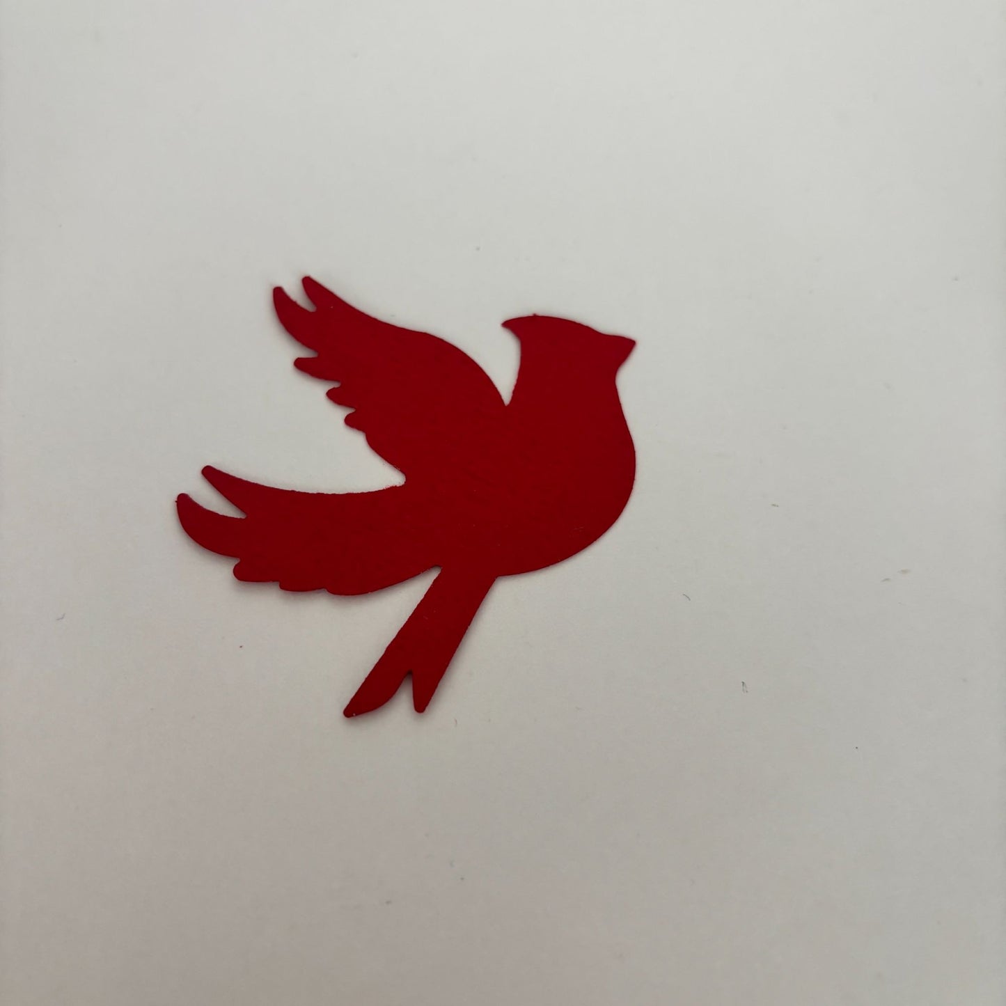 EK Success Punch Cardinal Bird Christmas Card Making Scrapbooking Holiday Nature Birdwatching Animal