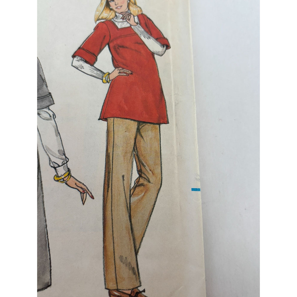 Butterick Sewing Pattern 4024 Maternity Jumper Square Neck 14 Vintage Easy Uncut