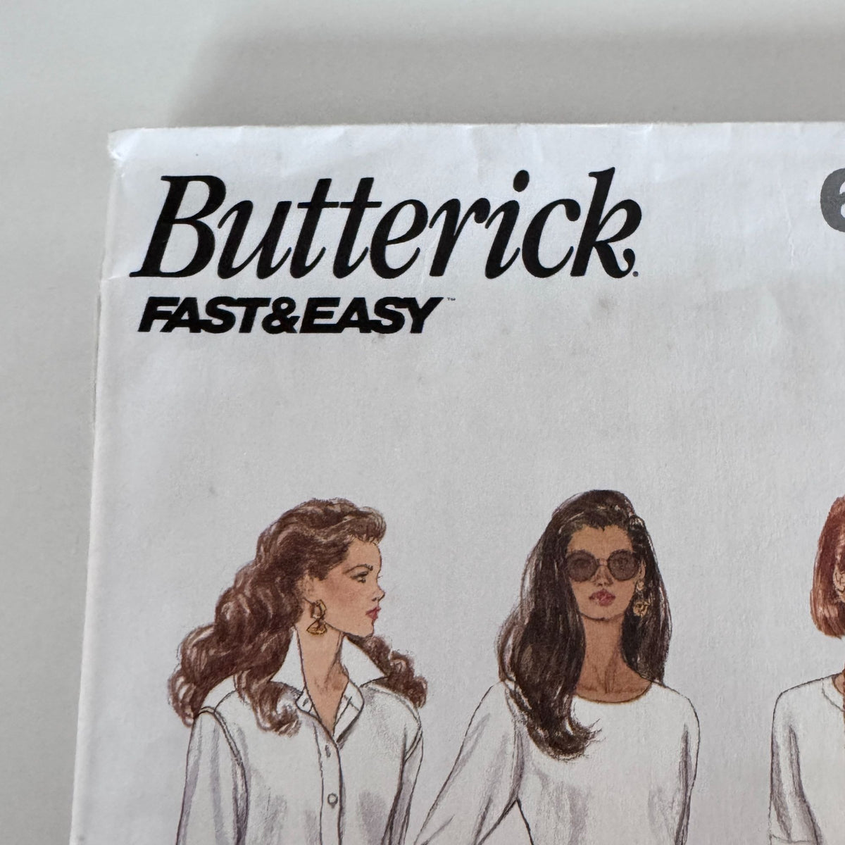 Butterick Sewing Pattern 6859 Midi Skirt Wide Leg Pants 1990s Easy 6-10 Uncut Minimalist Classic