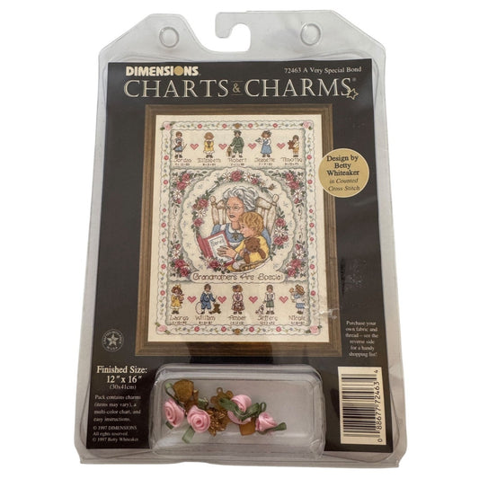 Dimensions Cross Stitch Kit A Very Special Bond Grandmother Grandchildren Record