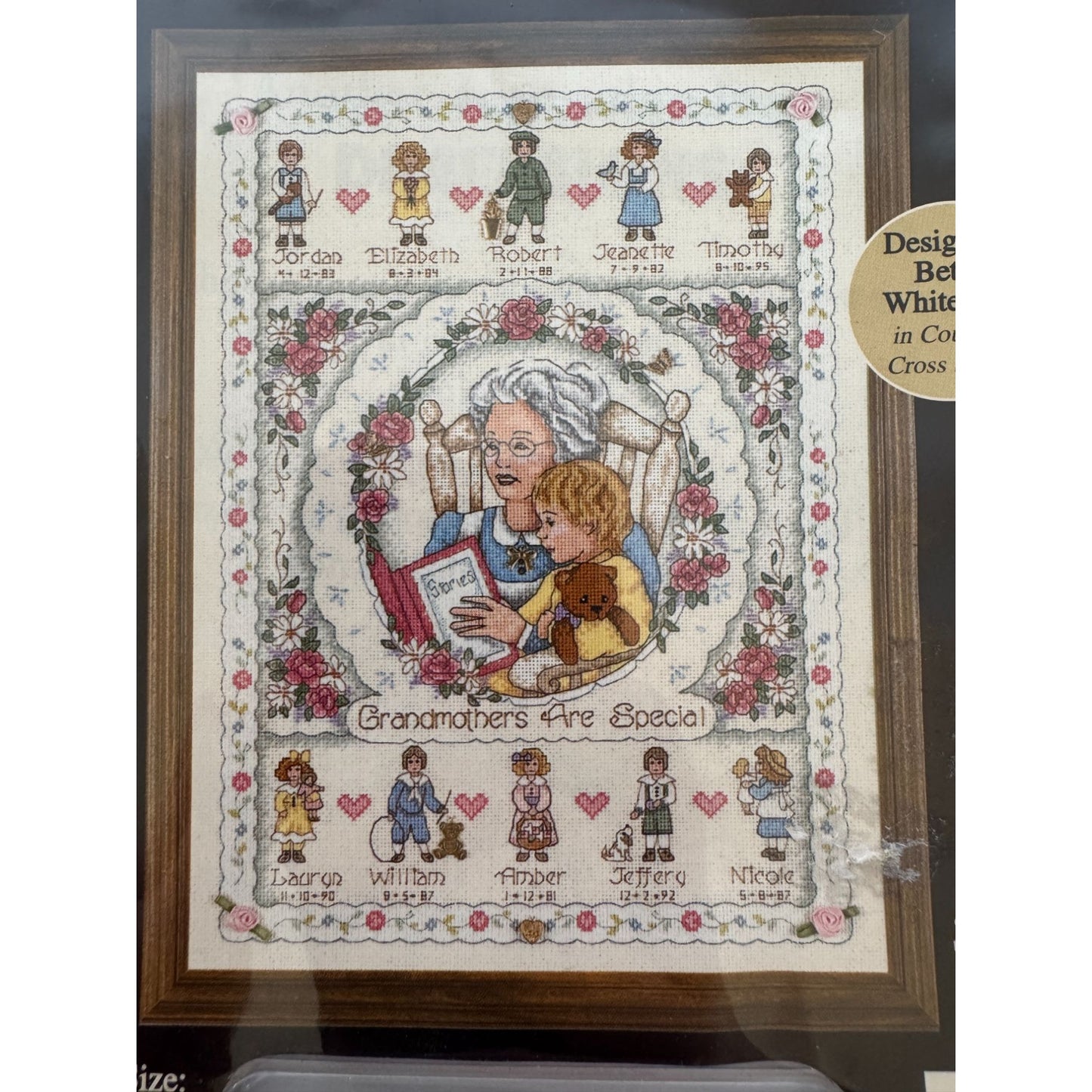 Dimensions Cross Stitch Kit A Very Special Bond Grandmother Grandchildren Record