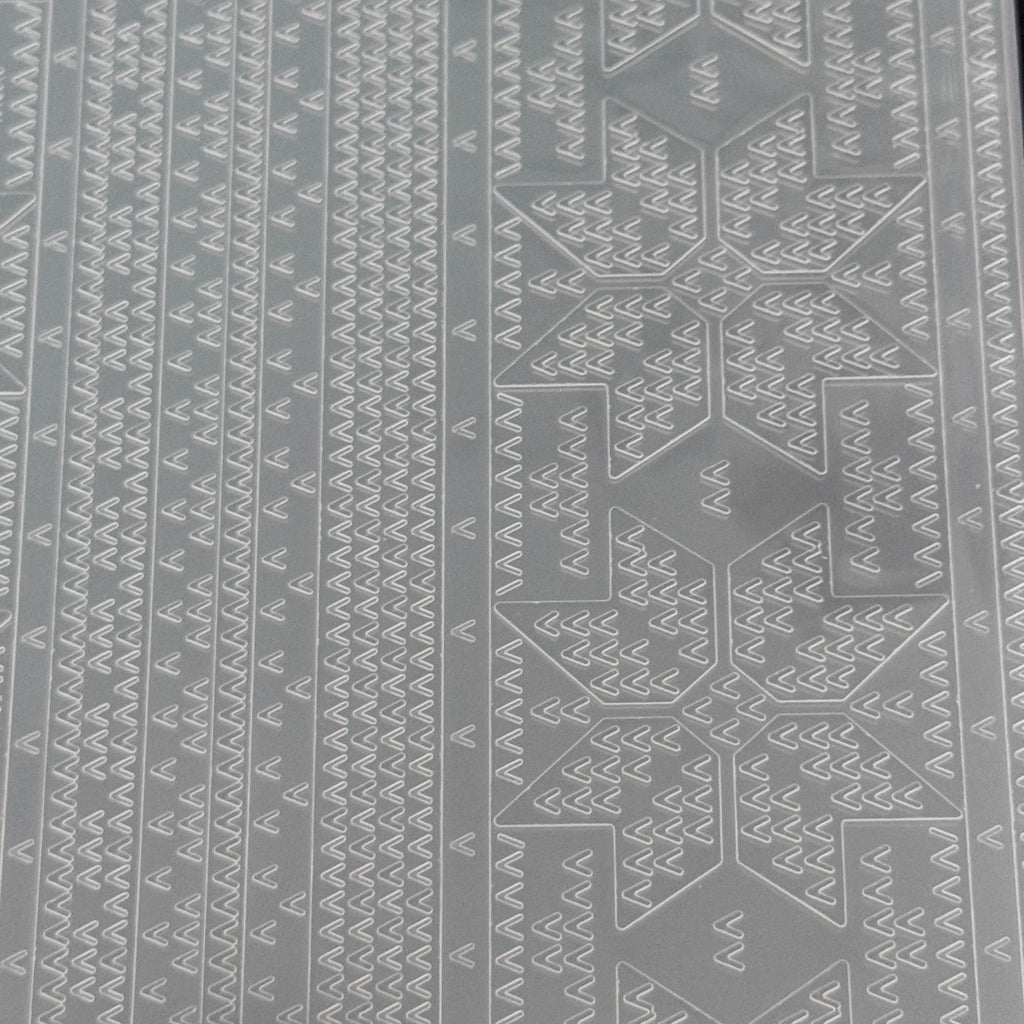 Stampin Cut and Emboss Embossing Folder Winter Knit Snowflake Sweater Christmas Cardmaking Holidays