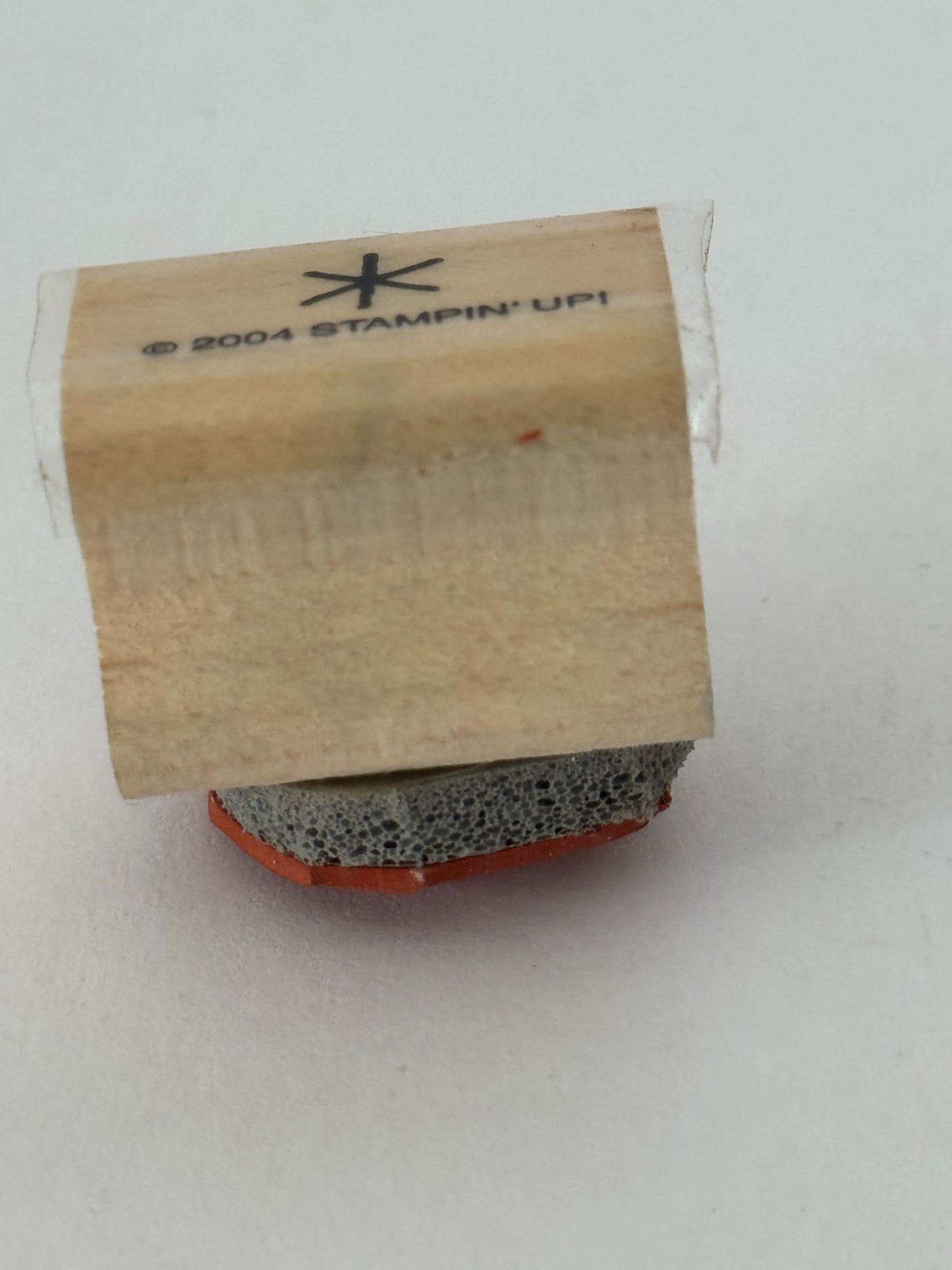 Stampin Up Rubber Stamp Asterisk Symbol Star Card Making Small Wood Mounted