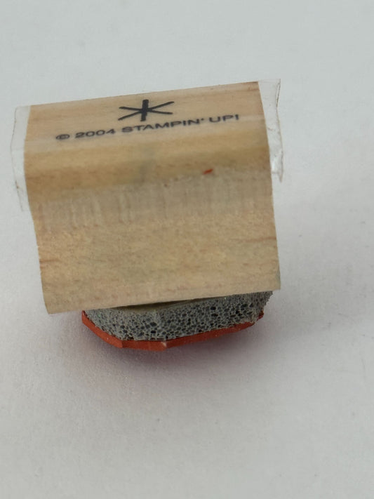 Stampin Up Rubber Stamp Asterisk Symbol Star Card Making Small Wood Mounted