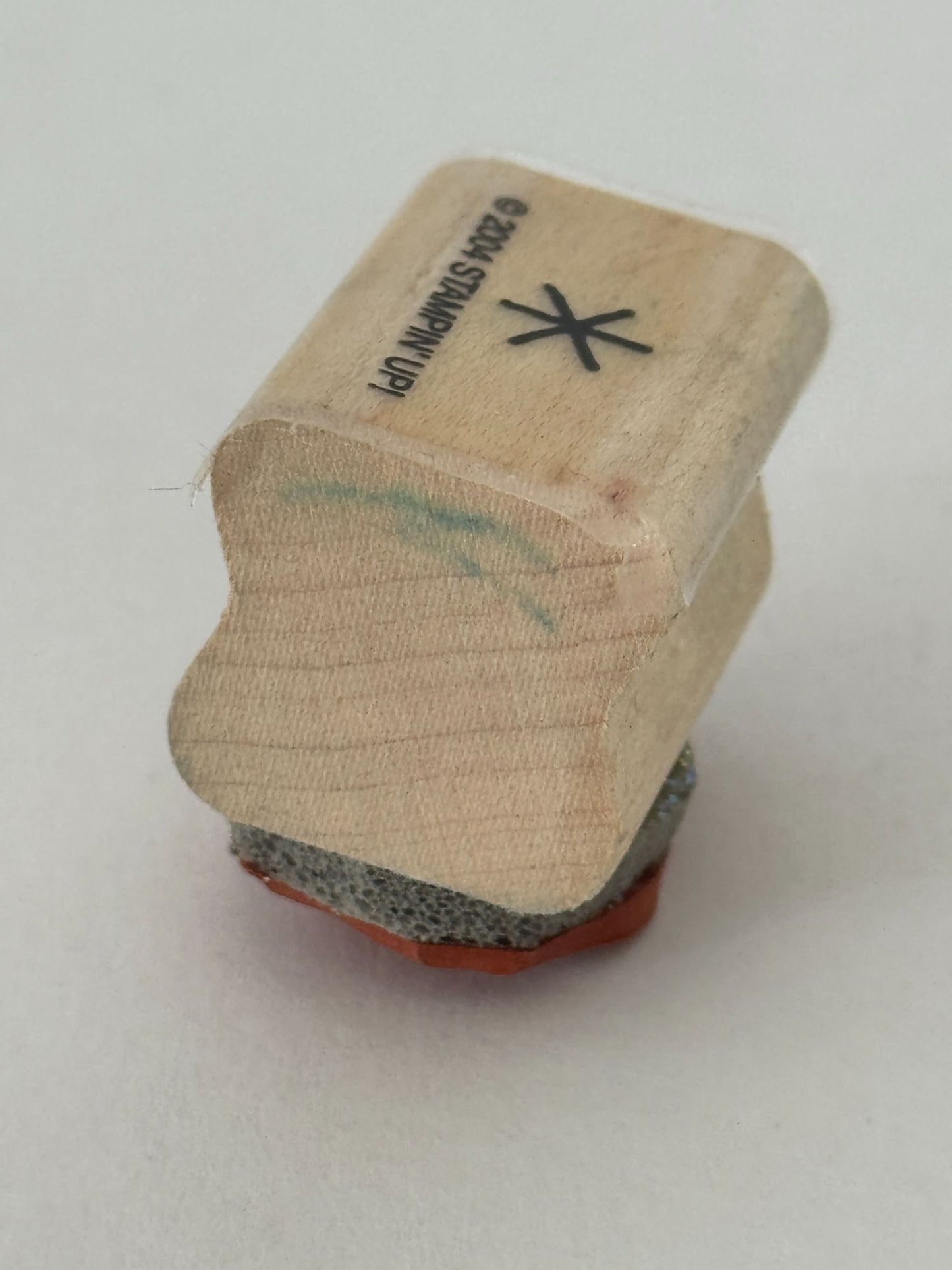 Stampin Up Rubber Stamp Asterisk Symbol Star Card Making Small Wood Mounted