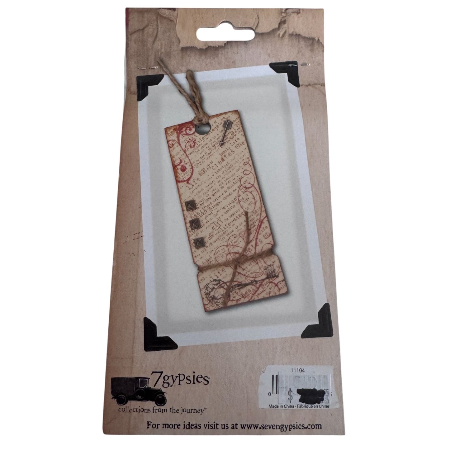 7gypsies Naked Tags Kraft Blank Tag Set Vintage Junk Journal Scrapbooking Ephemera Gift Craft