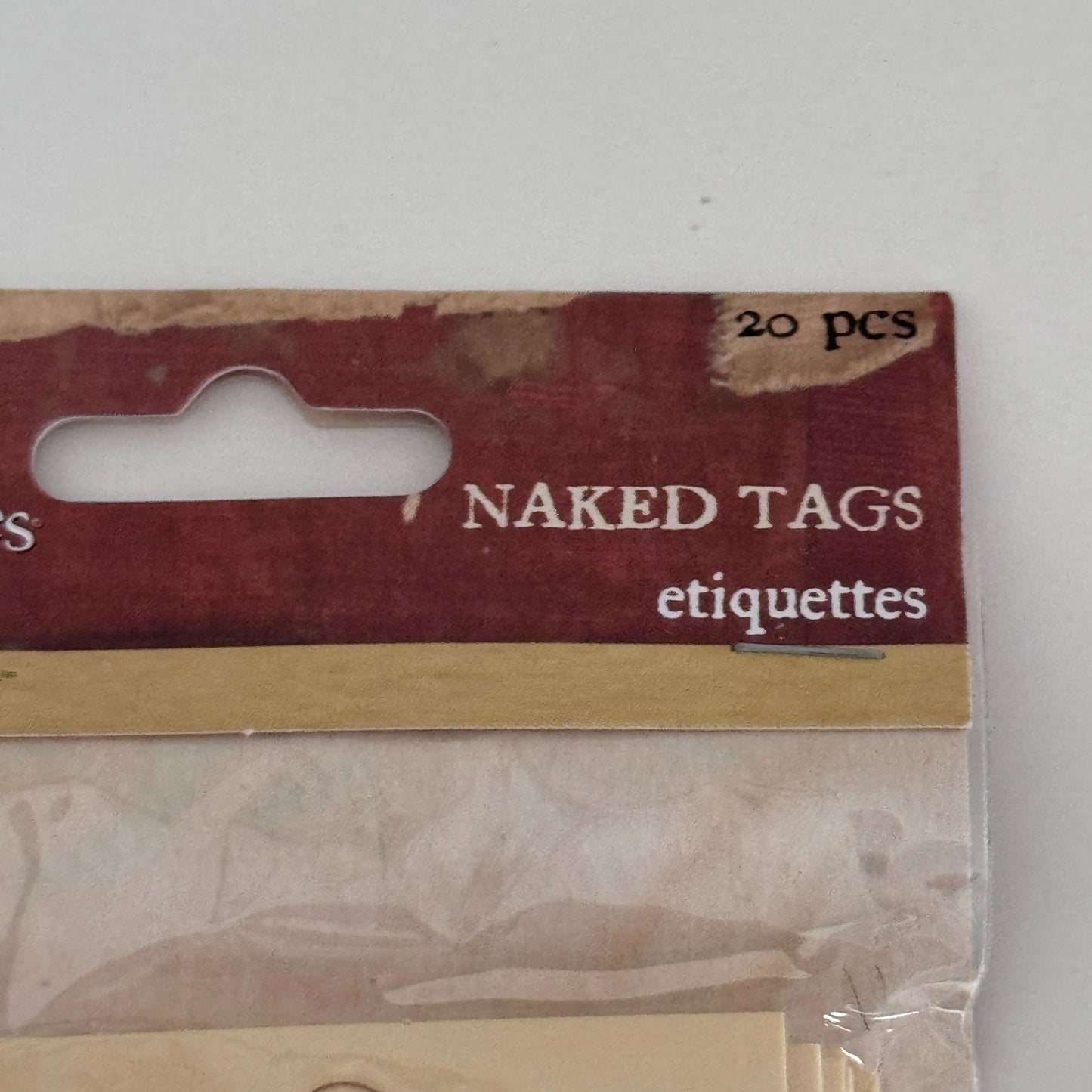 7gypsies Naked Tags Kraft Blank Tag Set Vintage Junk Journal Scrapbooking Ephemera Gift Craft