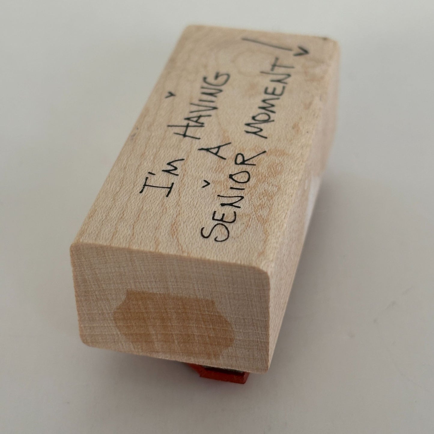 Judith Rubber Stamp I am Having A Senior Moment Funny Old Lady Forgetful D-113