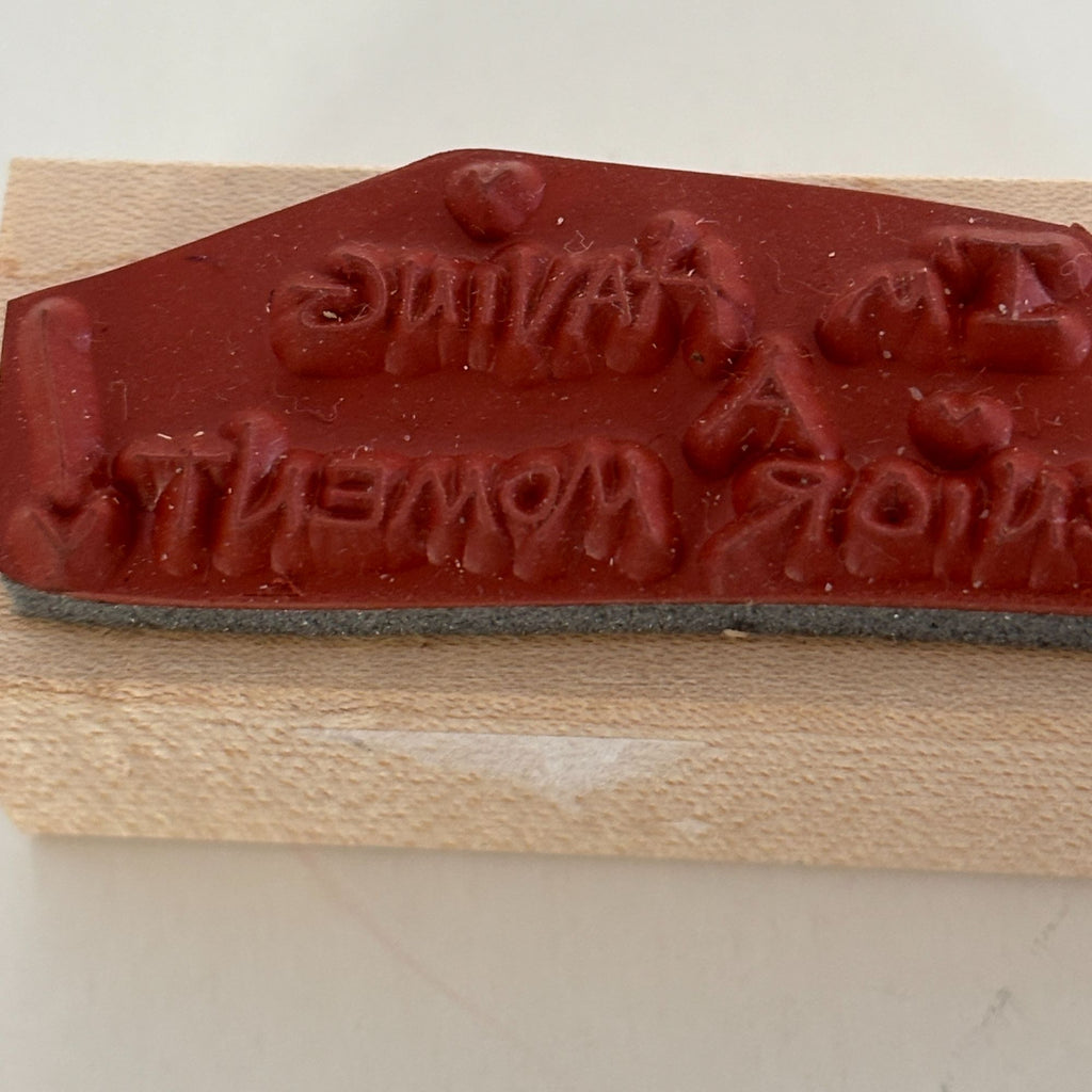 Judith Rubber Stamp I am Having A Senior Moment Funny Old Lady Forgetful D-113