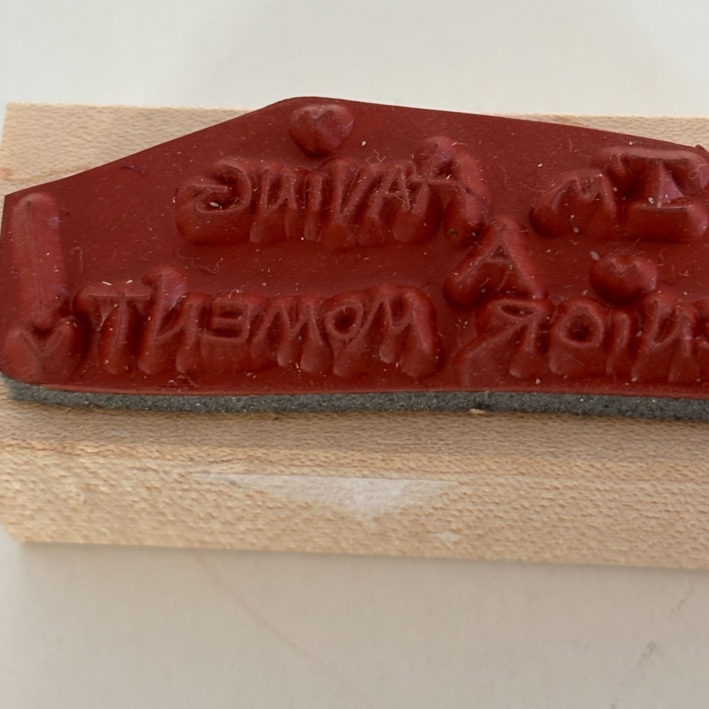 Judith Rubber Stamp I am Having A Senior Moment Funny Old Lady Forgetful D-113
