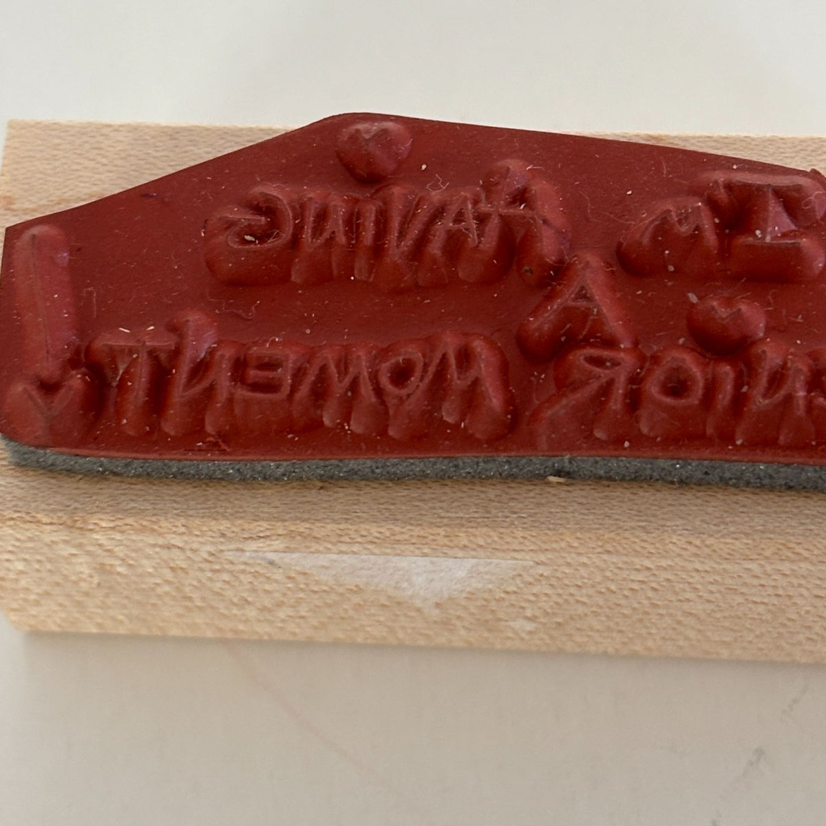 Judith Rubber Stamp I am Having A Senior Moment Funny Old Lady Forgetful D-113