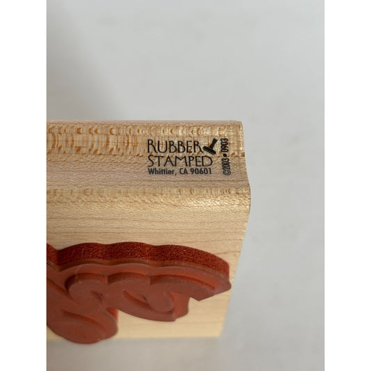 Delta Rubber Stamp Aloha Hawaiian Word Card Making Sentiment Hello Flower Beach