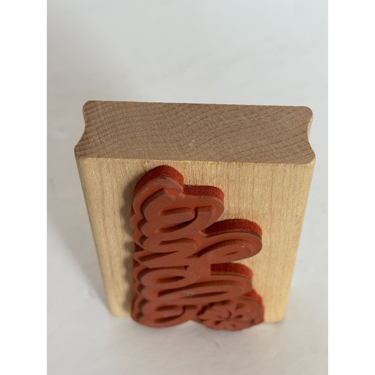 Delta Rubber Stamp Aloha Hawaiian Word Card Making Sentiment Hello Flower Beach