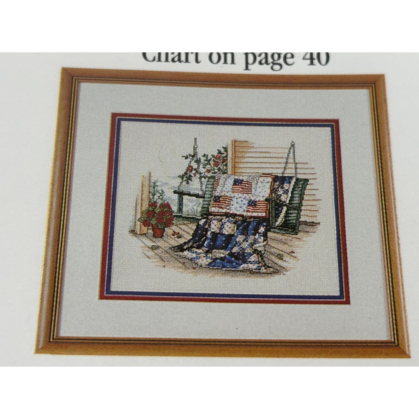 Paula Vaughan Patchwork Quilts For All Seasons Cross Stitch Book 56 Months 12