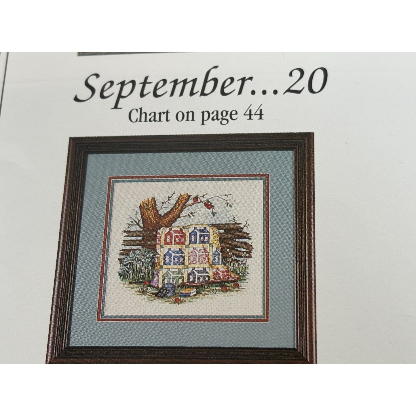 Paula Vaughan Patchwork Quilts For All Seasons Cross Stitch Book 56 Months 12