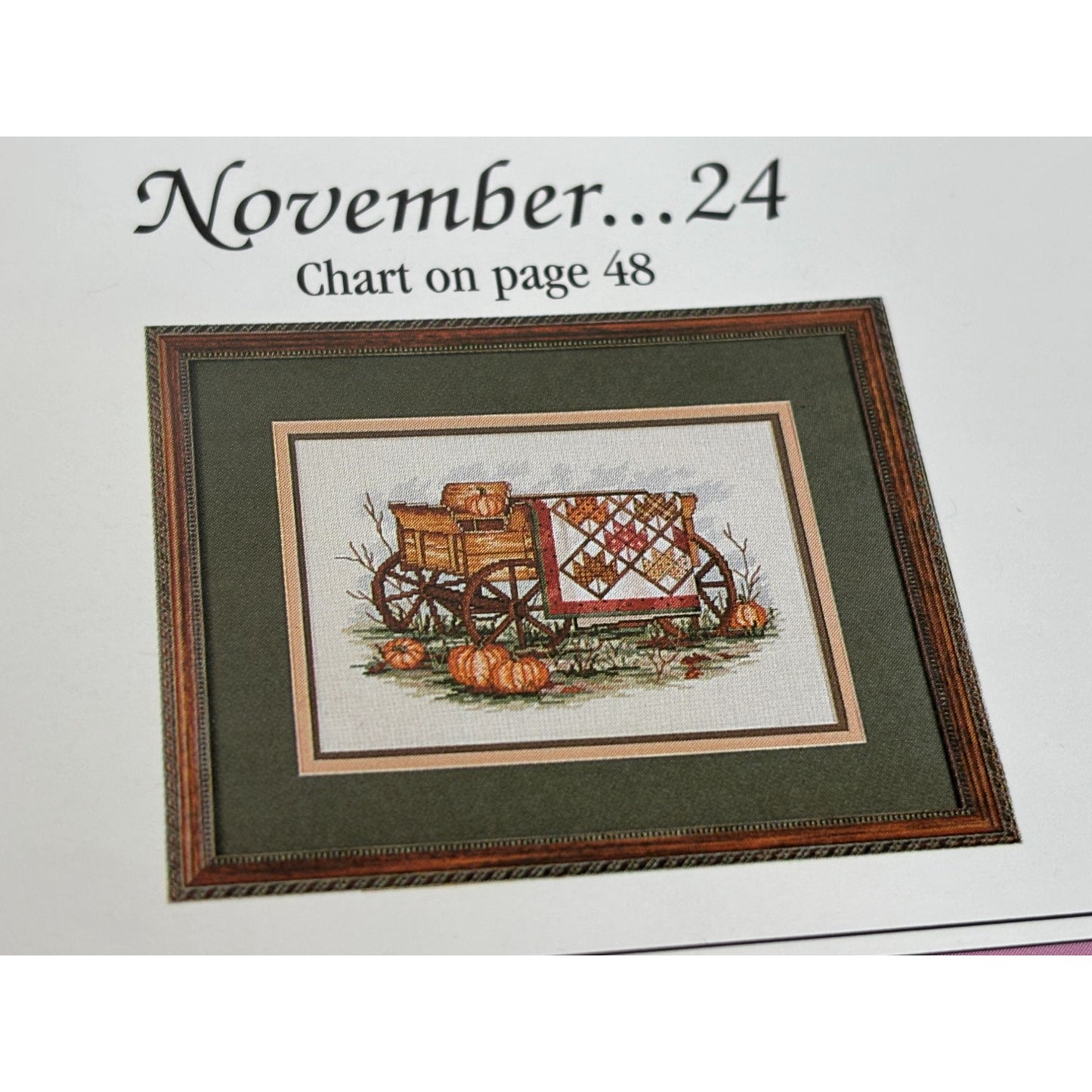 Paula Vaughan Patchwork Quilts For All Seasons Cross Stitch Book 56 Months 12