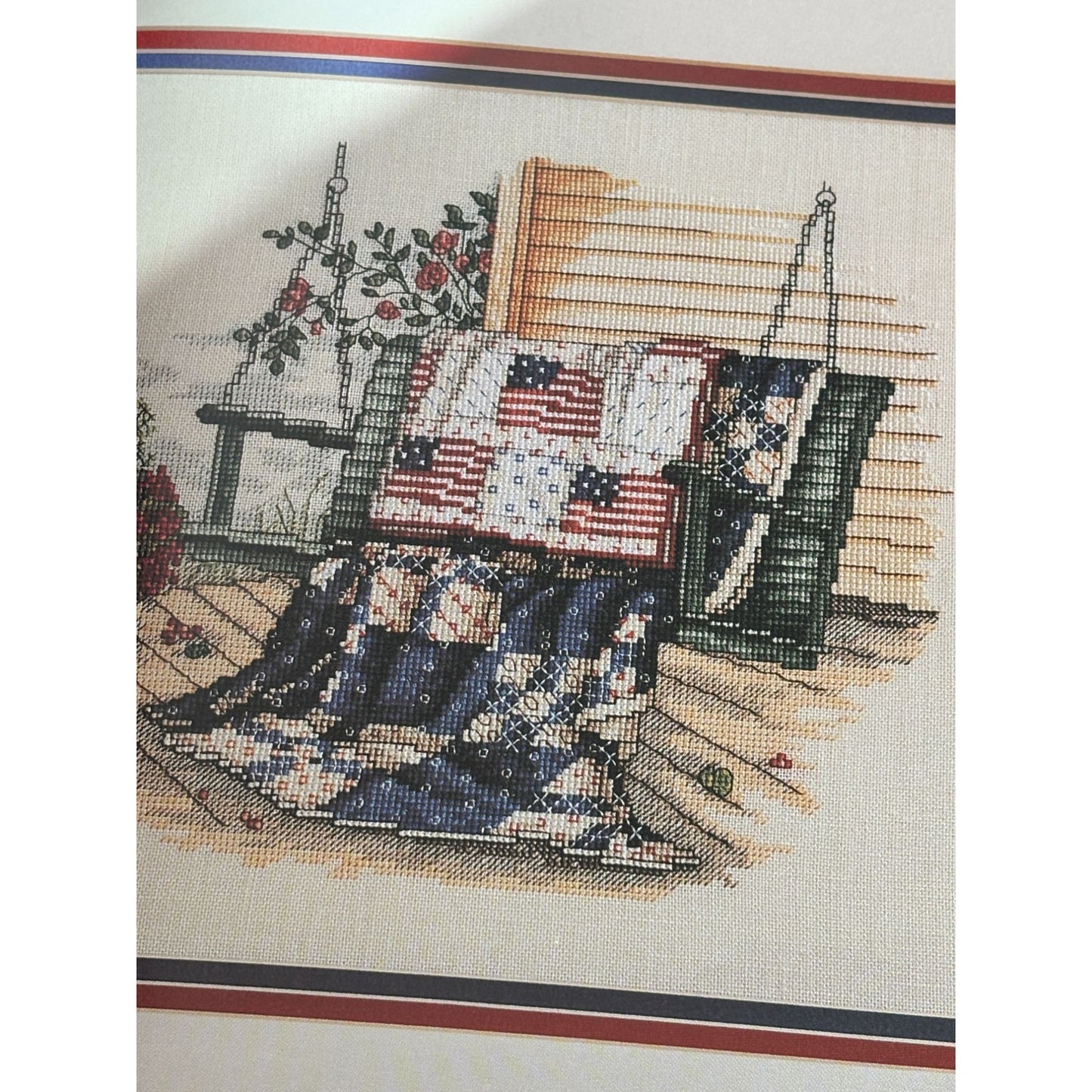 Paula Vaughan Patchwork Quilts For All Seasons Cross Stitch Book 56 Months 12