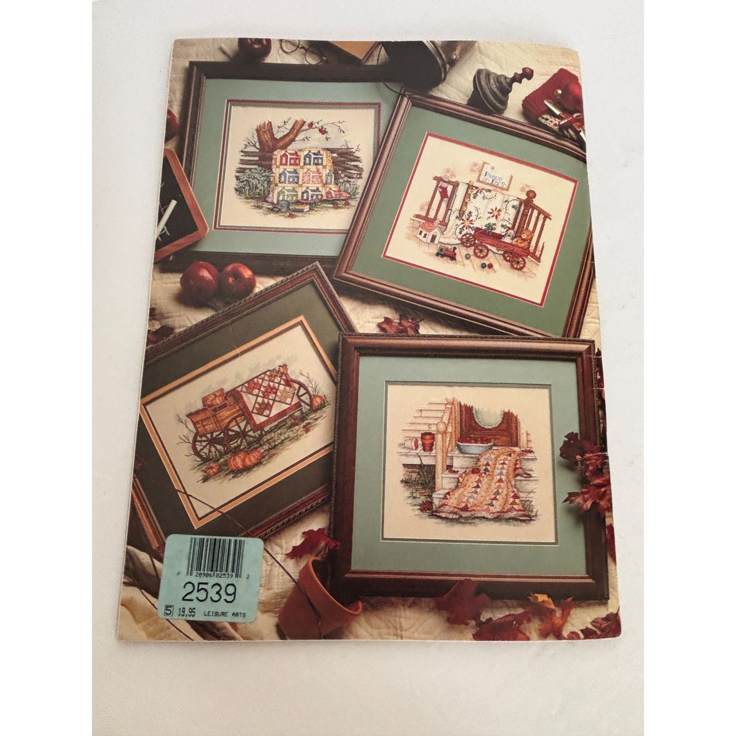 Paula Vaughan Patchwork Quilts For All Seasons Cross Stitch Book 56 Months 12