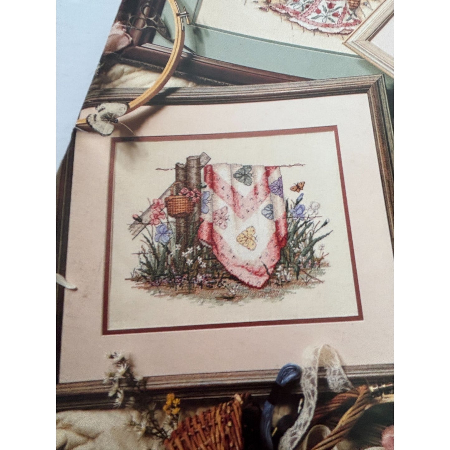 Paula Vaughan Patchwork Quilts For All Seasons Cross Stitch Book 56 Months 12