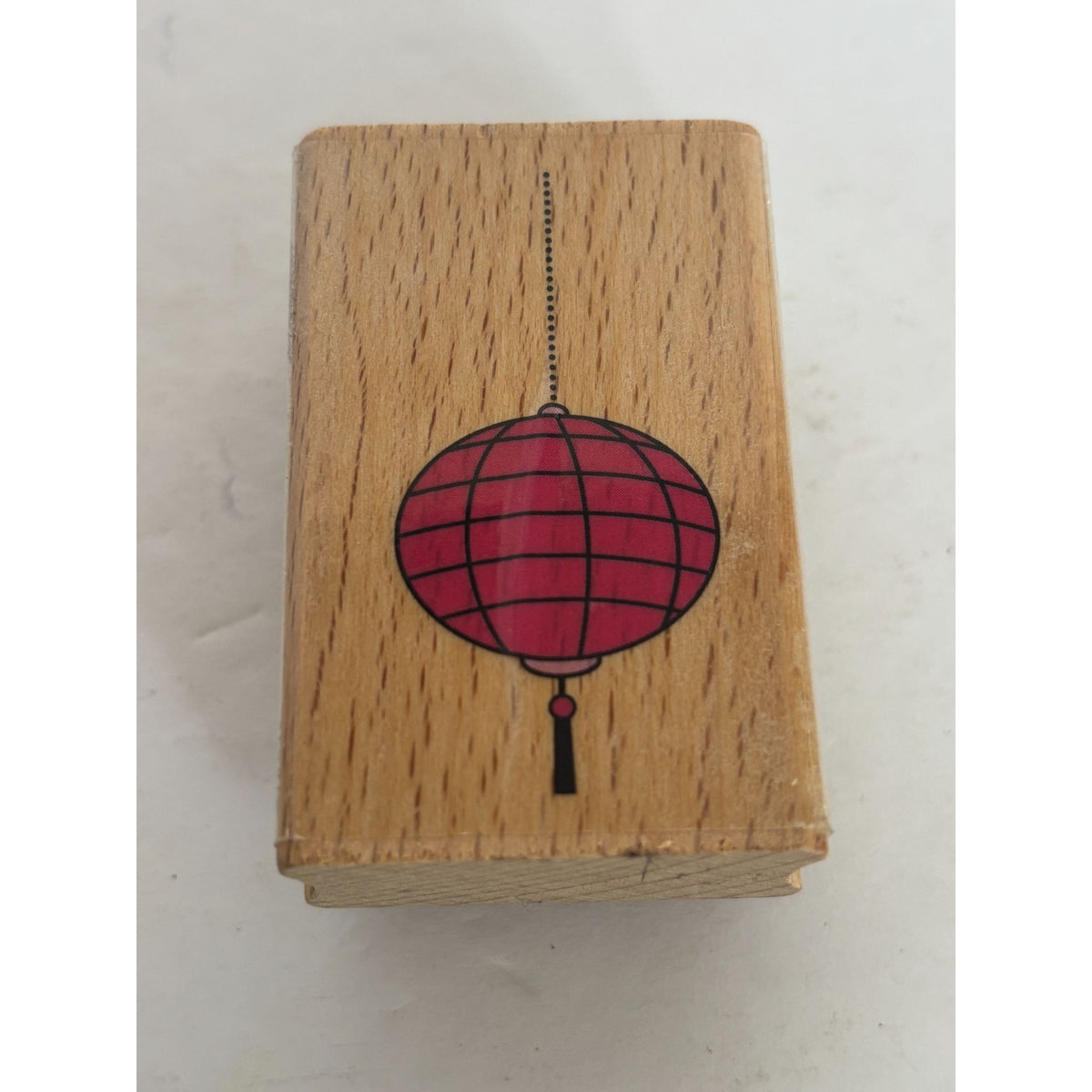 Hampton Art Rubber Stamp Hanging Lantern Asian China Chinese Lunar New Year
