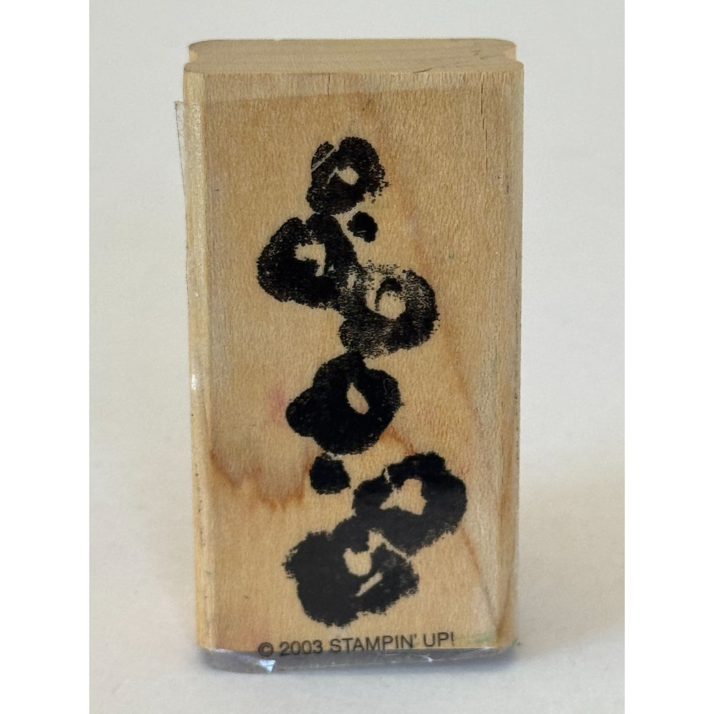 Stampin Up Rubber Stamp Abstract Flowers Watercolor Pansies Pansy Cardmaking