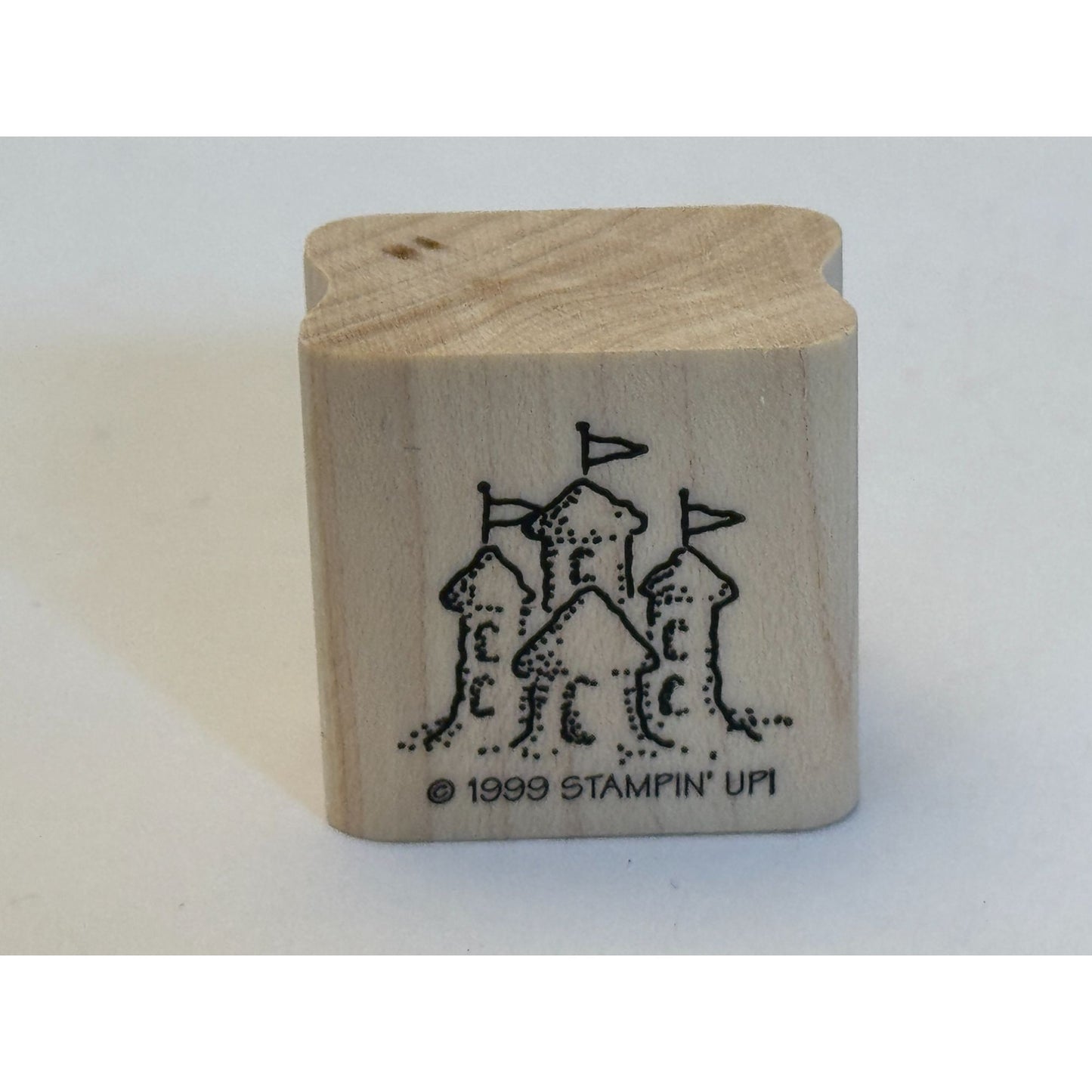 Stampin Up Rubber Stamp Sandcastle Beach Vacation Summer Cardmaking Sand Castle