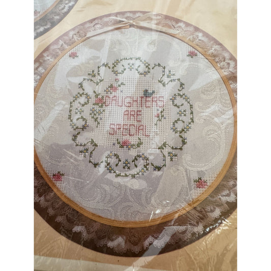 The Creative Circle Cross Stitch Kit Special People Grandma Daughter Family Vtg