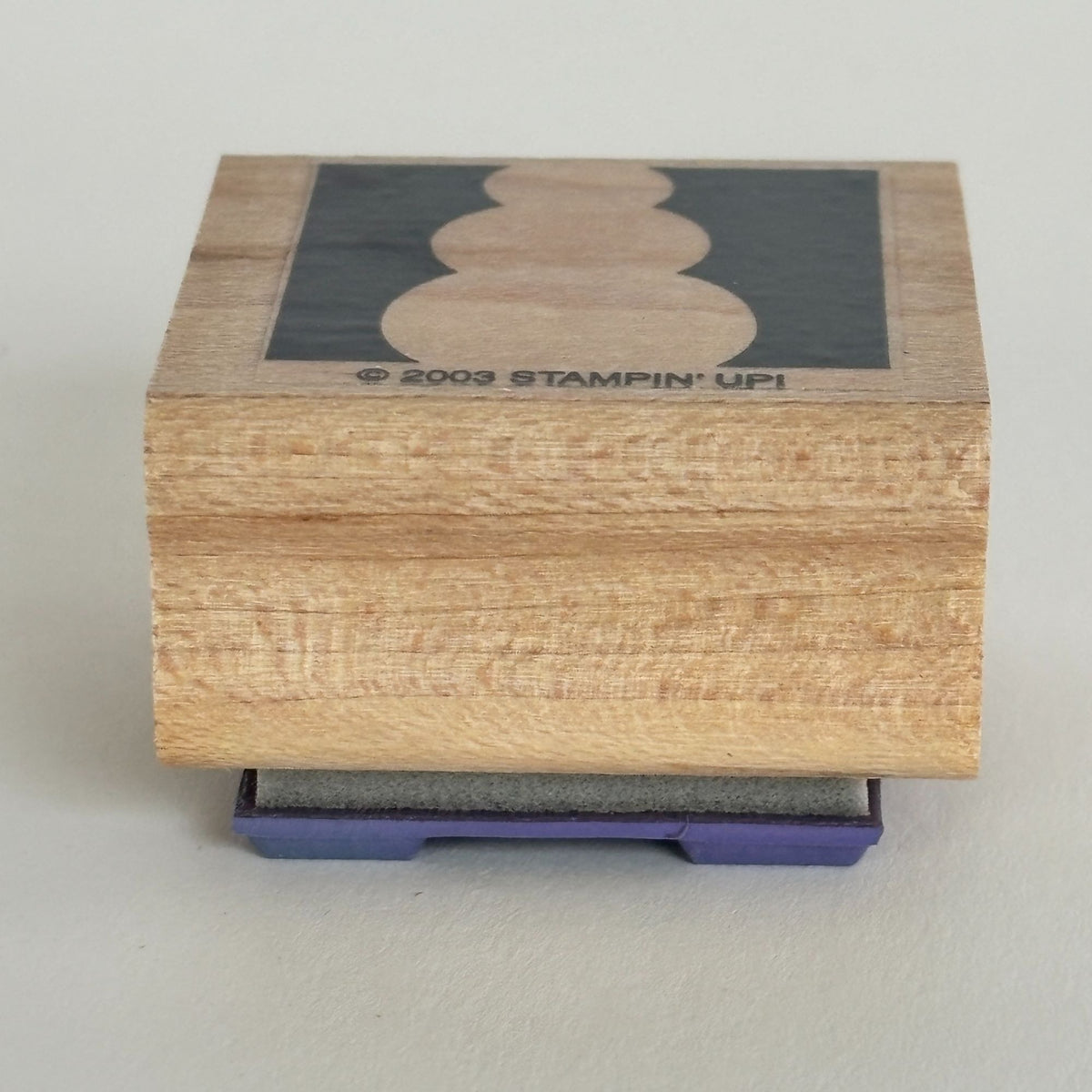 Stampin Up Rubber Stamp Snowman Silhouette Christmas Cardmaking Winter Holidays