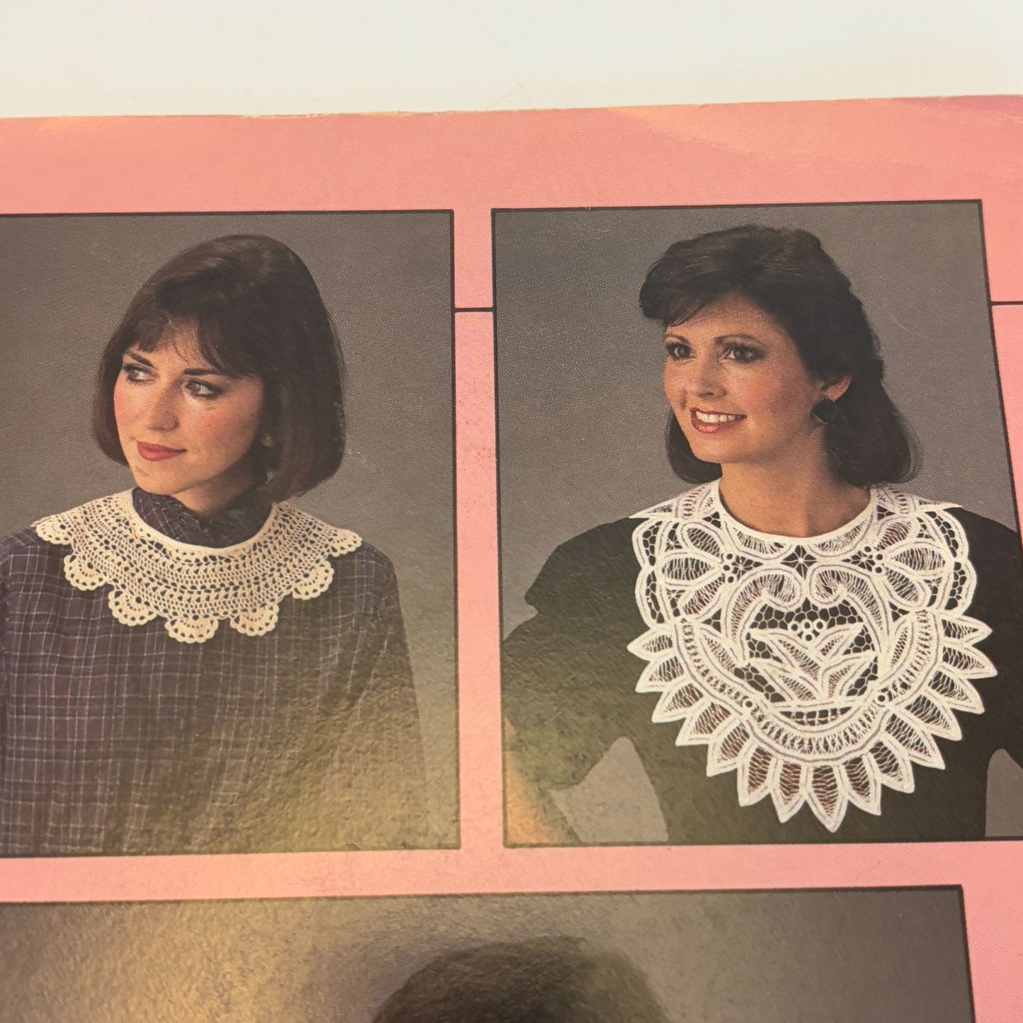 Leisure Arts Sewing Pattern 1058 Detachable Heirloom Collars Recycle Upcycle Sew