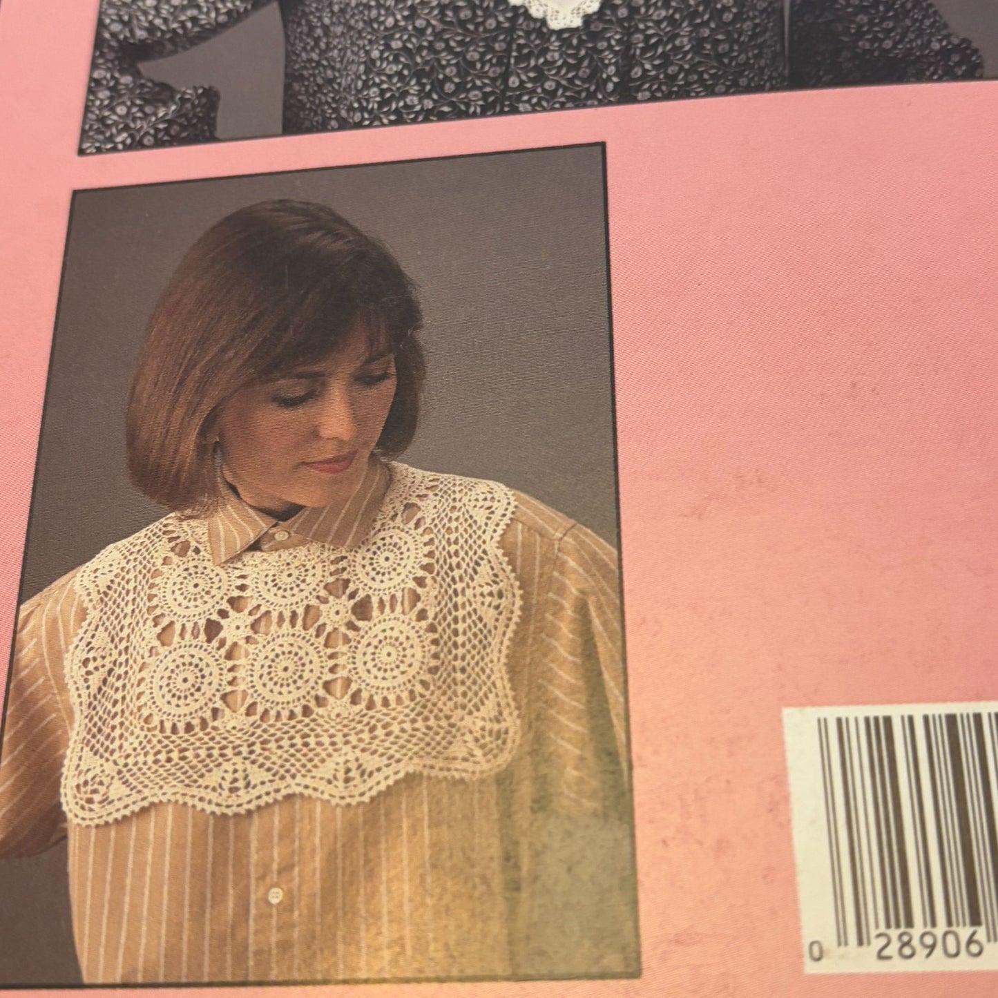 Leisure Arts Sewing Pattern 1058 Detachable Heirloom Collars Recycle Upcycle Sew