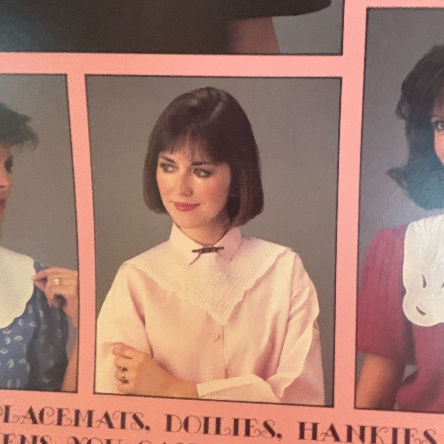Leisure Arts Sewing Pattern 1058 Detachable Heirloom Collars Recycle Upcycle Sew