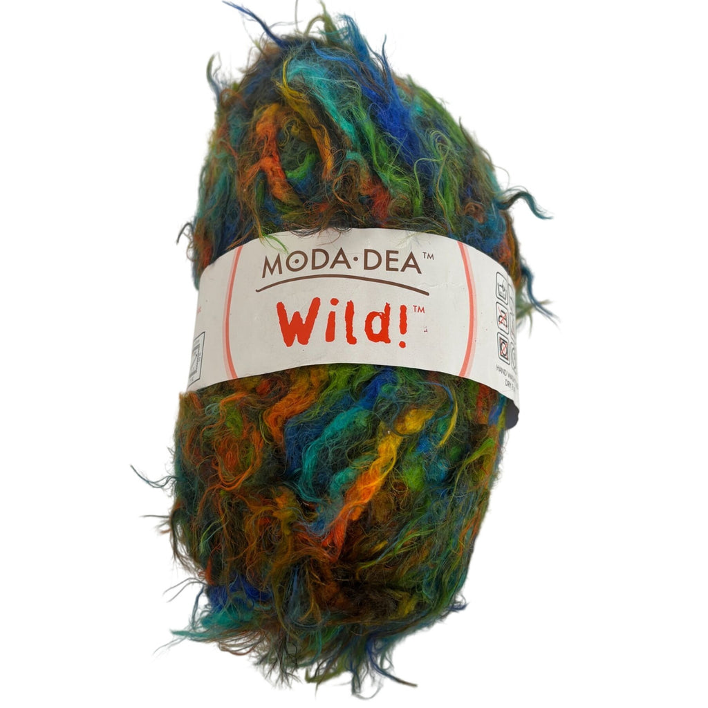 Moda Dea Wild Yarn Skein Funky Color Nylon 50g Bulky Weight Multi-Colored Italy Knitting Crochet
