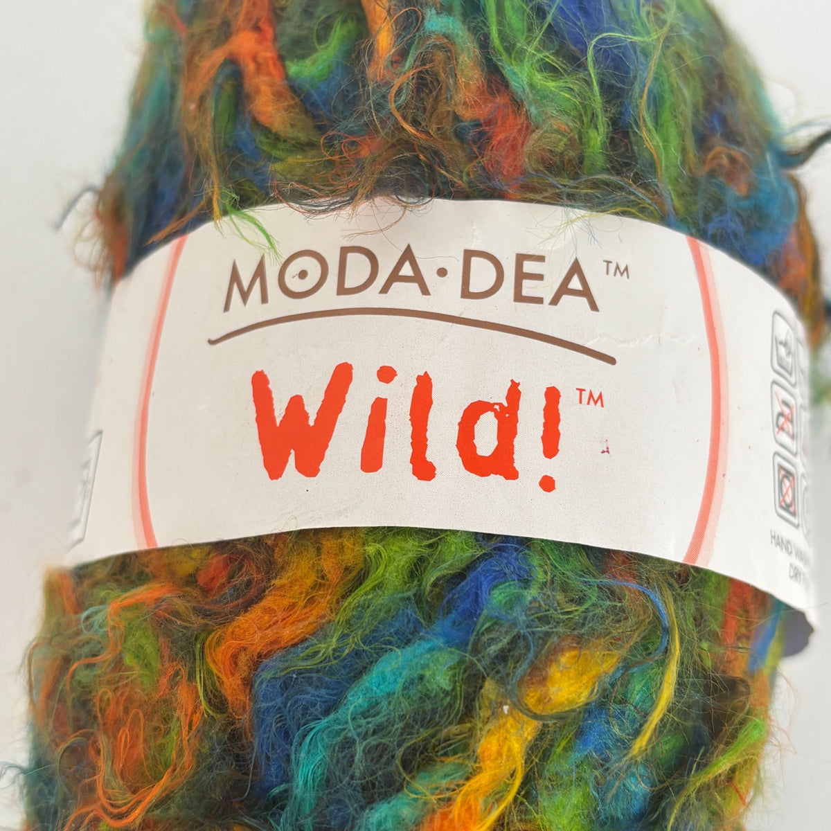 Moda Dea Wild Yarn Skein Funky Color Nylon 50g Bulky Weight Multi-Colored Italy Knitting Crochet